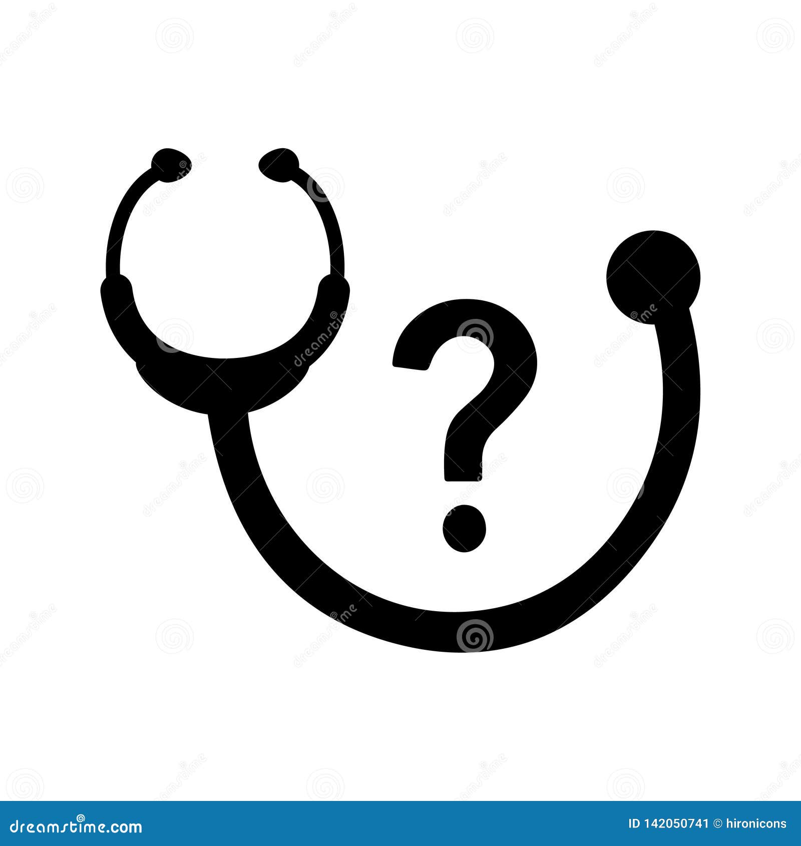 Stethoscopes Icon stock illustration. Illustration of stethoscopes
