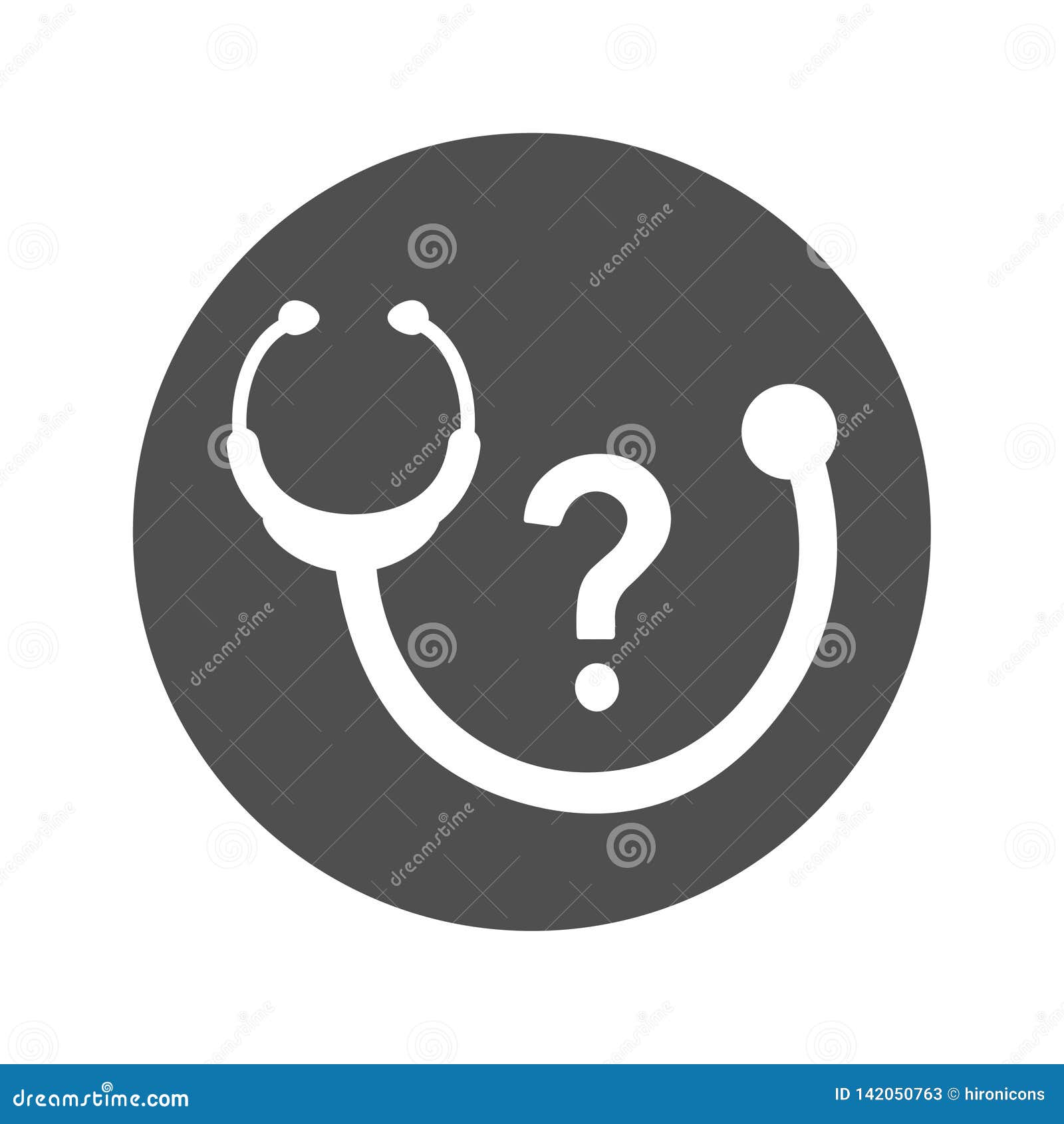 Stethoscopes Icon stock illustration. Illustration of sign 142050763