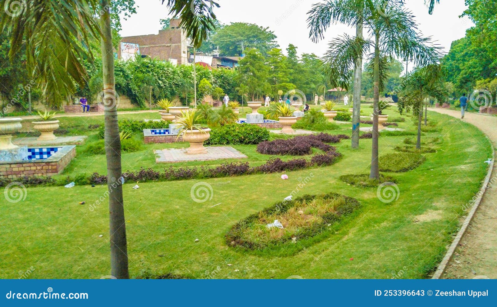 Beautiful Garden in Lahore Pakistan Editorial Stock Photo Image of