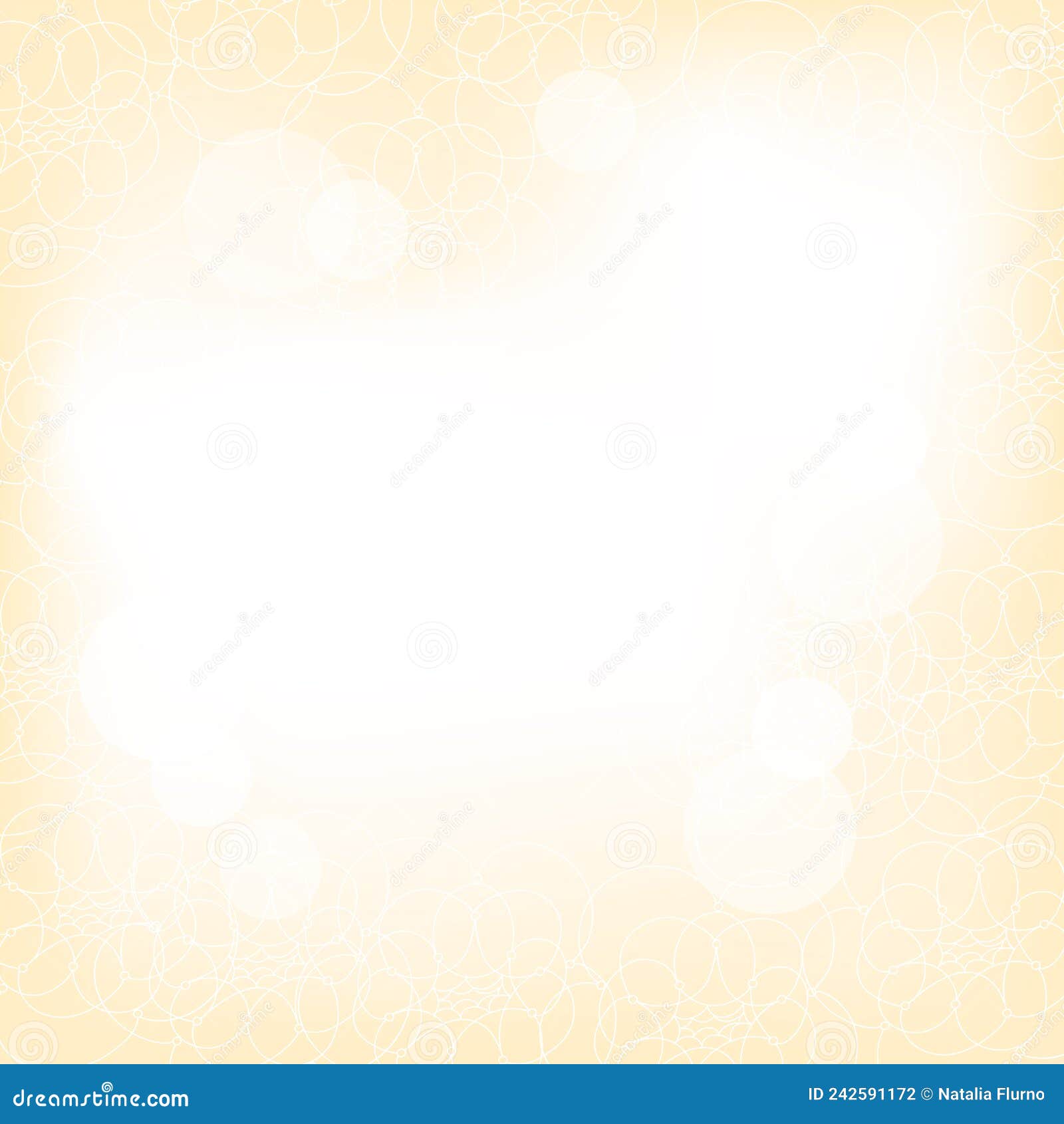 Beautiful Gentle Yellow Light Abstract Background. Stock Vector