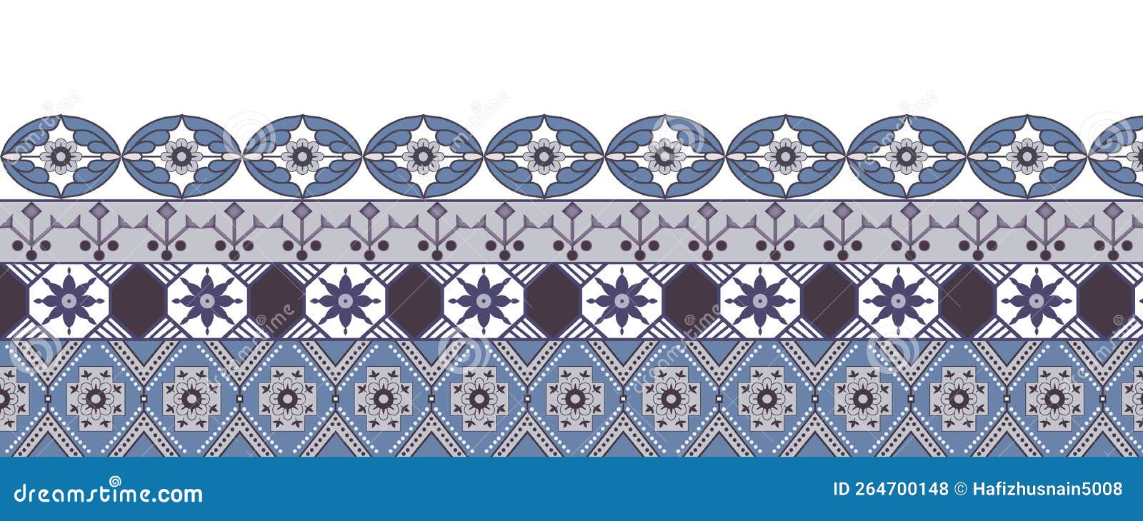 a beautiful geometric ornament ethnic style border  handmade artwork pattern.