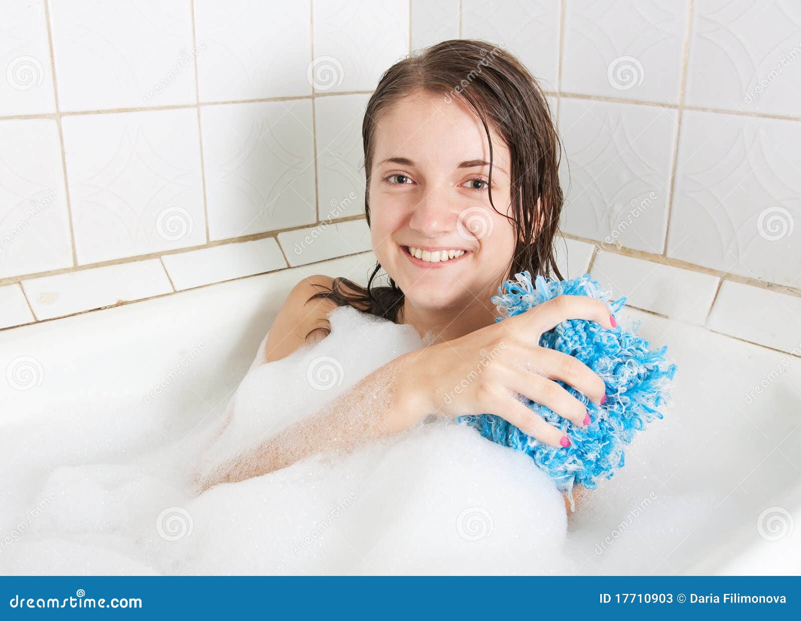 Beautiful Girl In A Bath Stock Image Image Of Nice Nudity 17710903