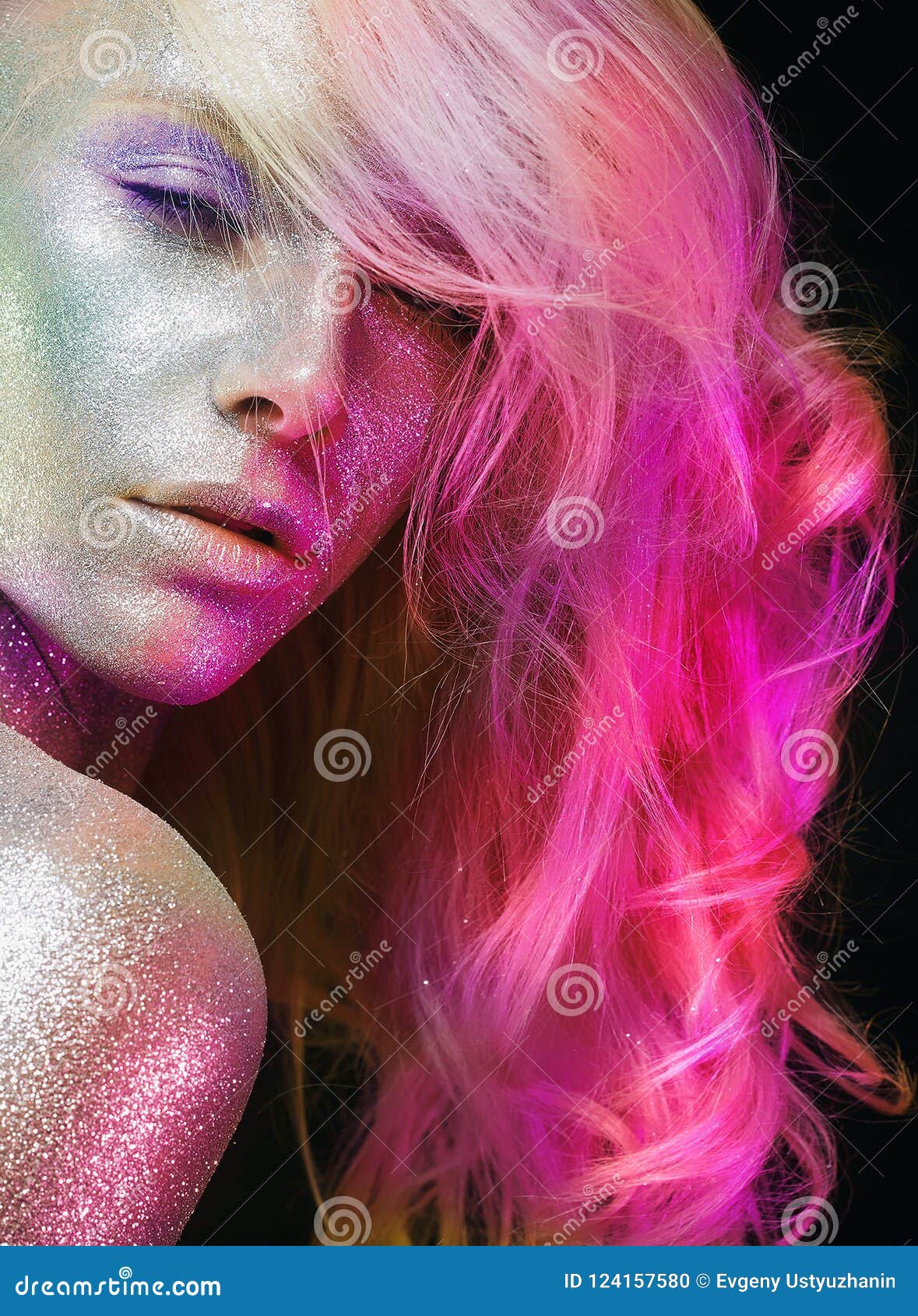Sparkles body pink Chunky Glitter