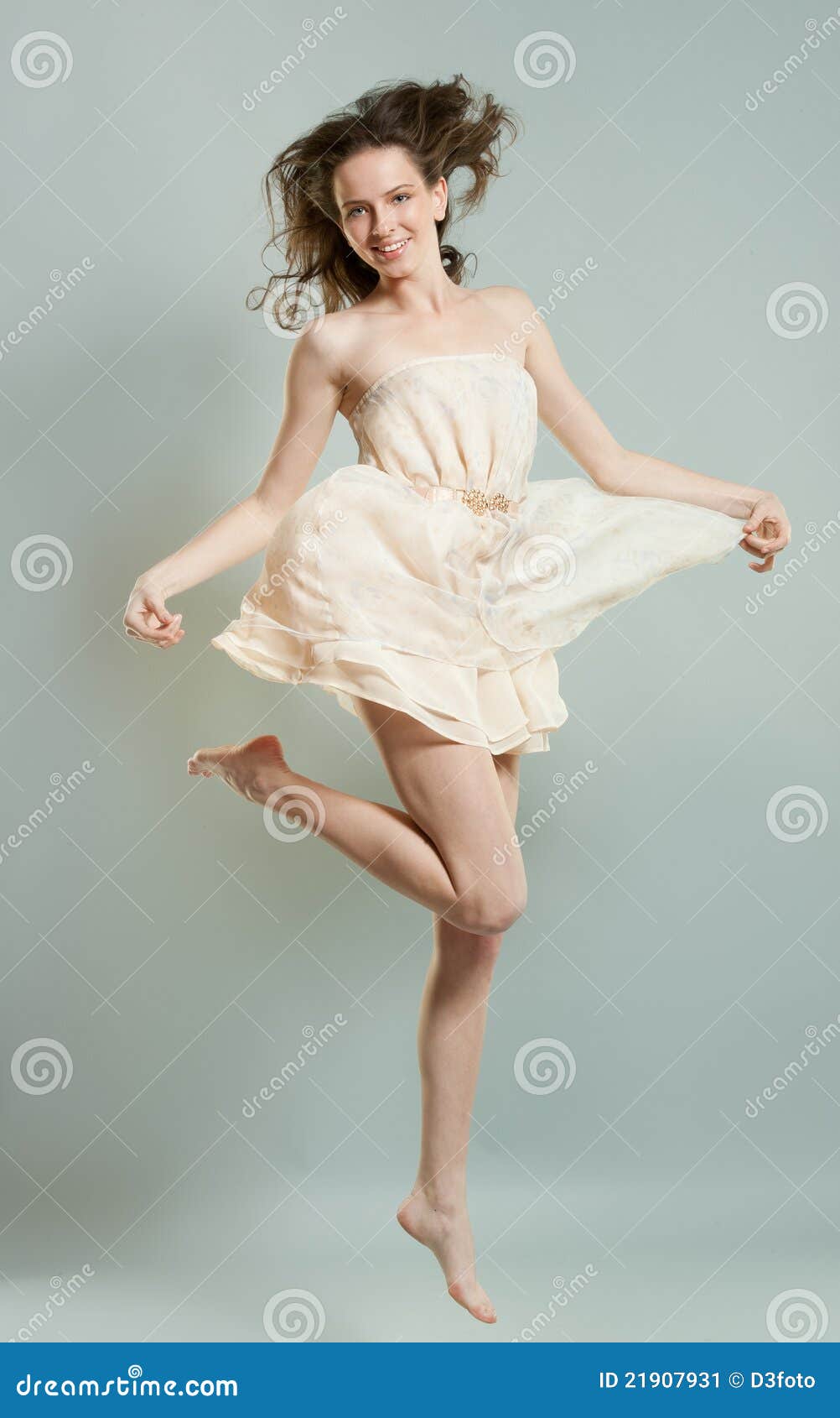 Beautiful Girl Dancing Stock I
