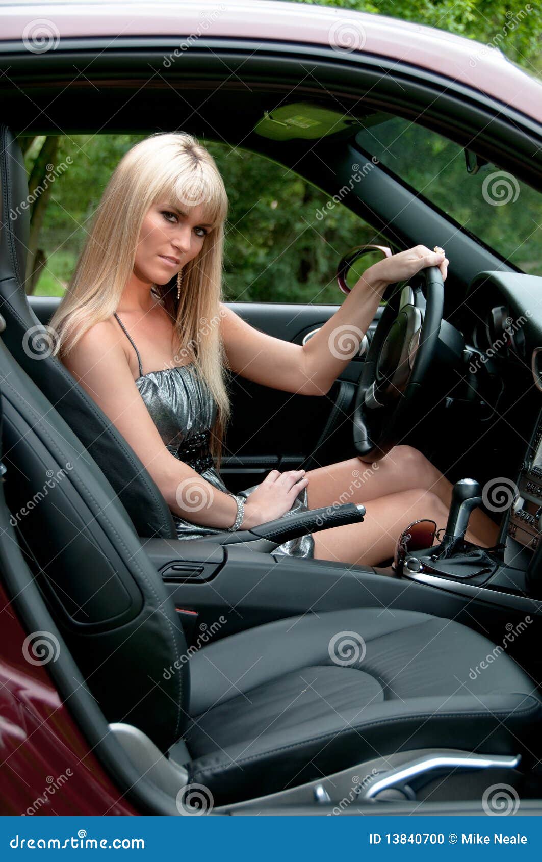 Beautiful Girl Driver stock photo. Image of photography  13840700