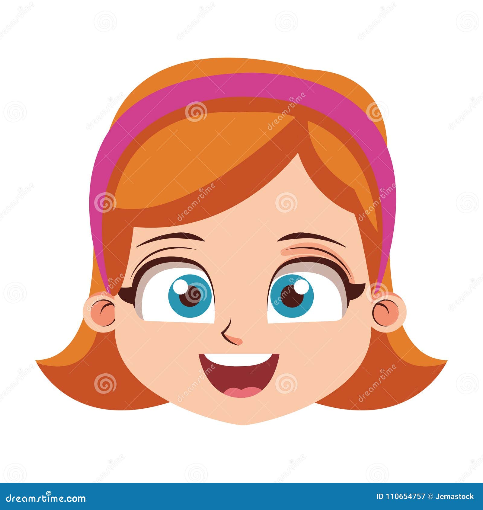 Beautiful Girl Face Cartoon Stock Vector - Illustration of funny, smile: 110654757 Beautiful Girl Face Cartoon Stock Vector - Illustration of funny, smile: 110654757