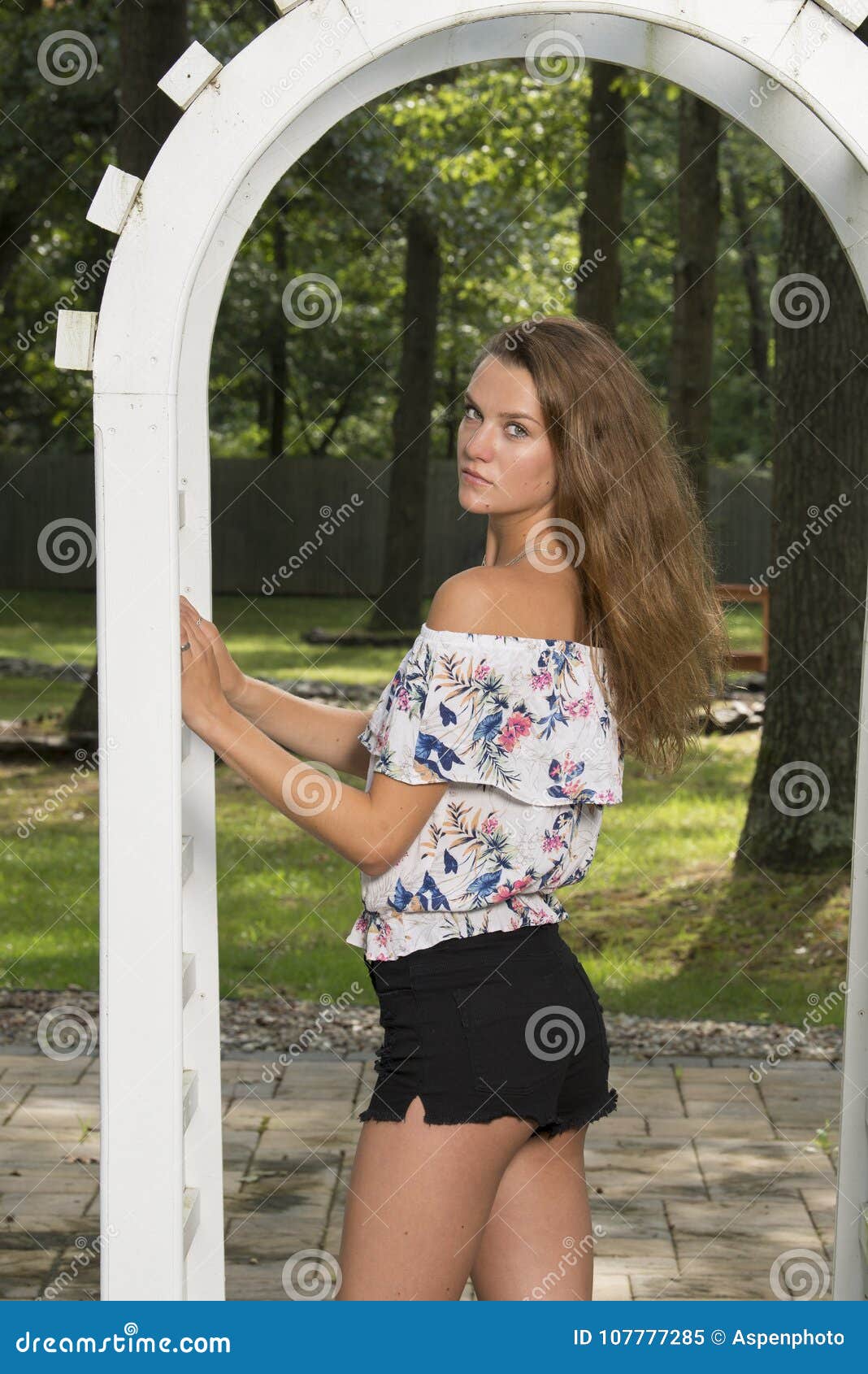 Cute girl in various dance costumes and fun poses Stock Photo - Alamy