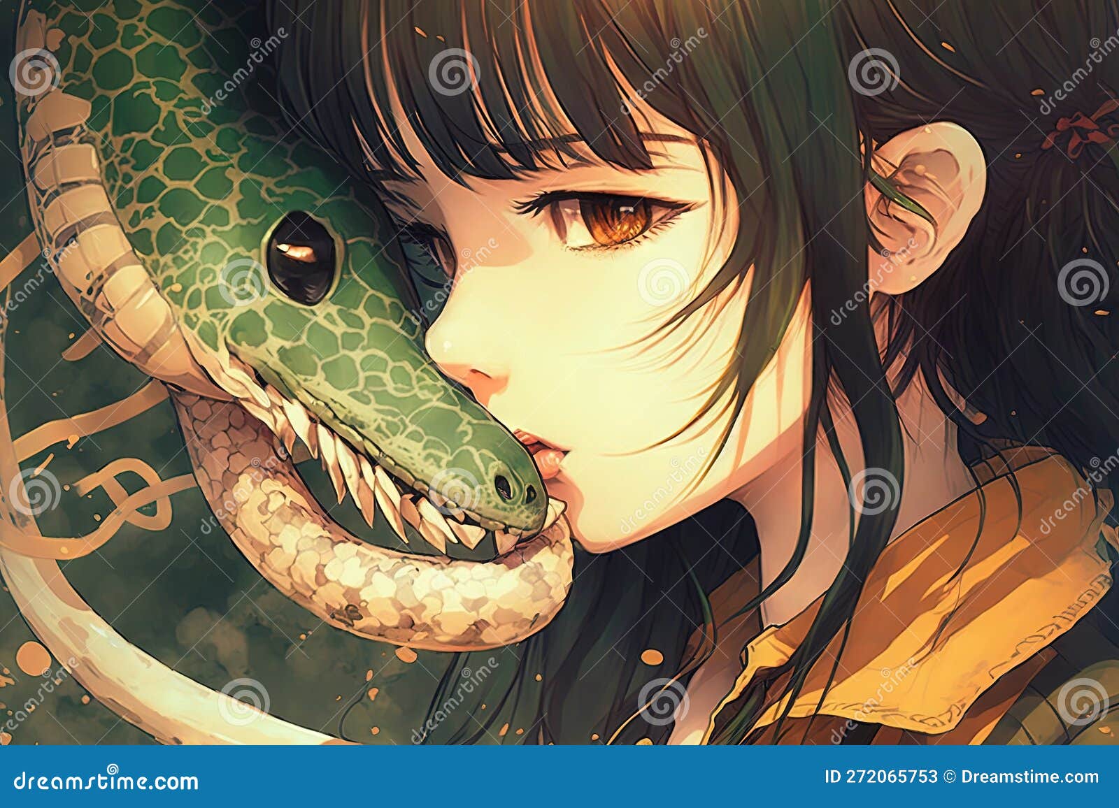 HD wallpaper Anime Boy with Snake male anime character illustration  Artistic  Wallpaper Flare