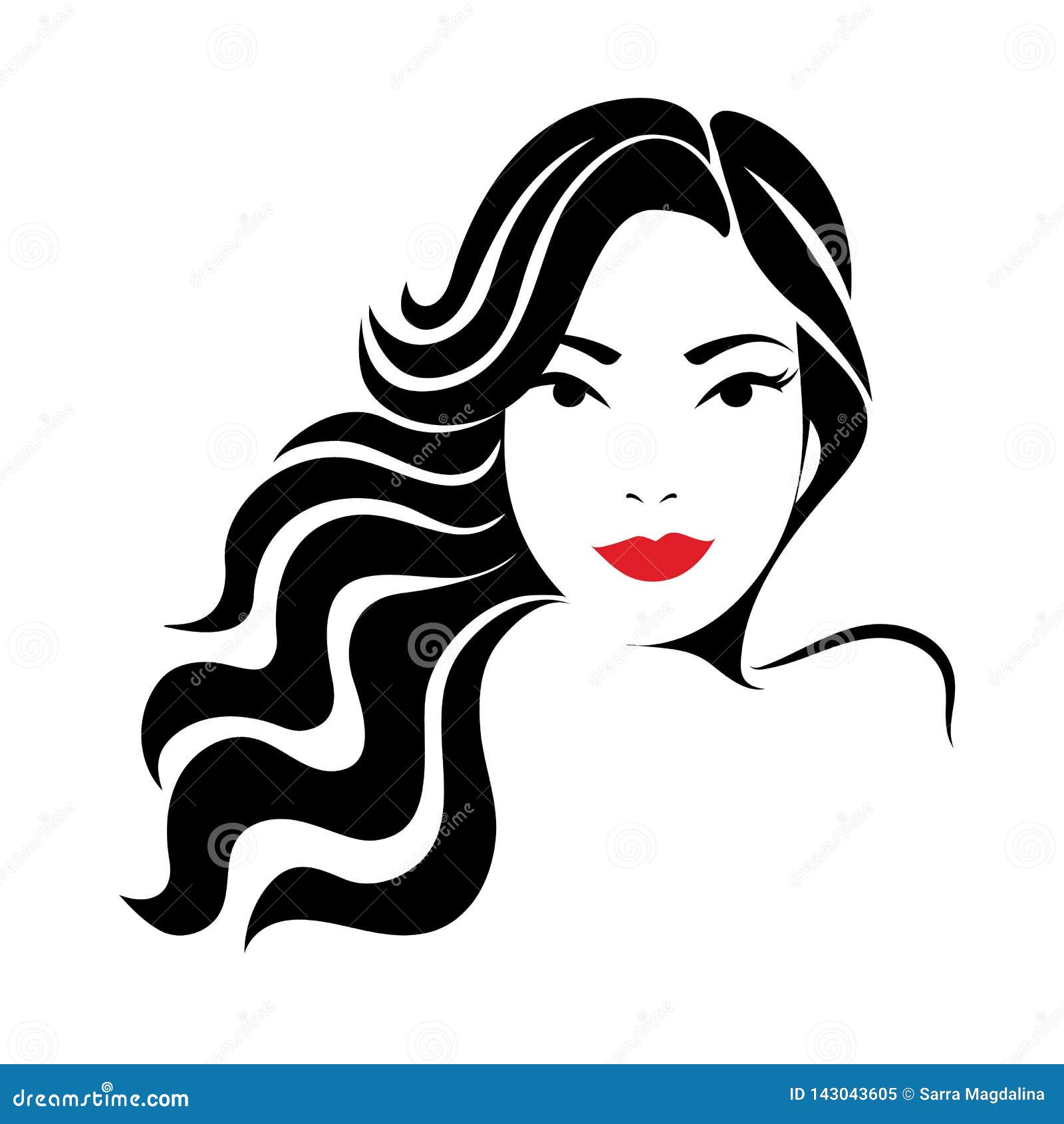 Curly Hair Logo Stock Illustrations – 5,169 Curly Hair Logo Stock  Illustrations, Vectors & Clipart - Dreamstime