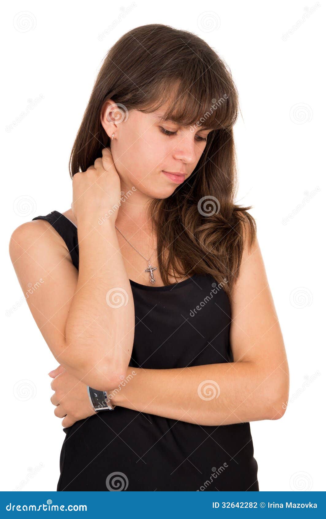 Beautiful girl poses stock photo. Image of healthy, casual - 32642282