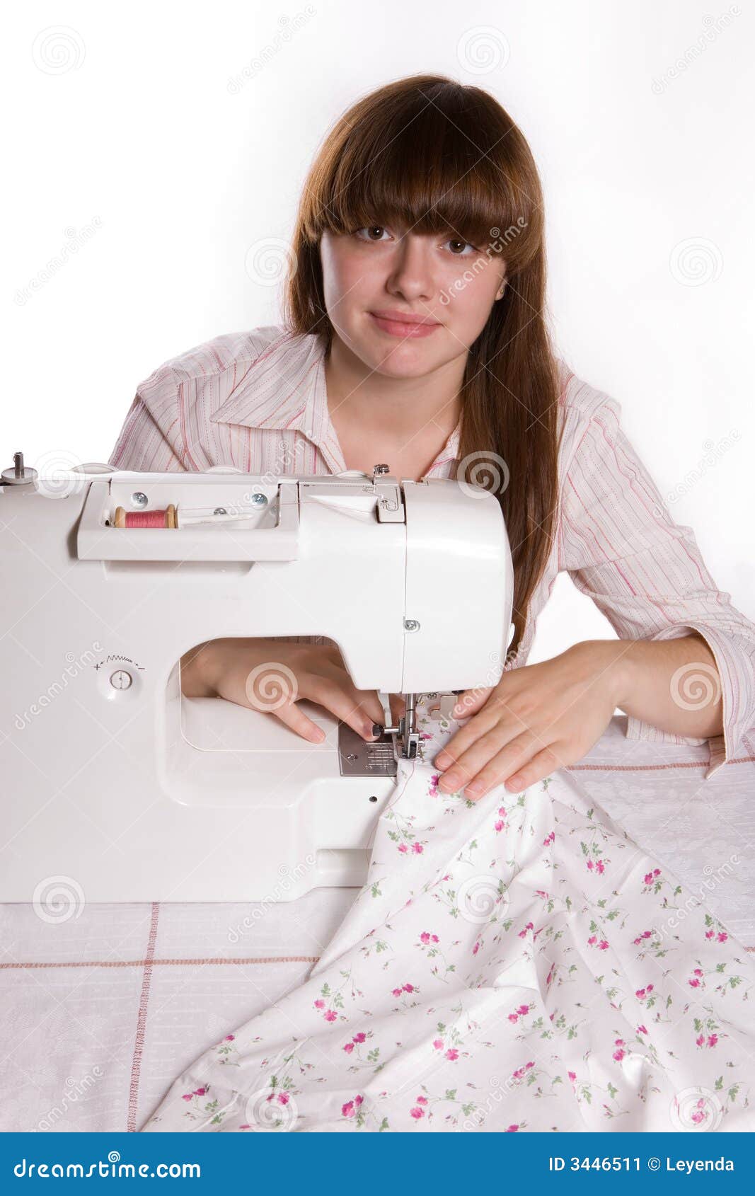 Beautiful Girl Sewing (v.2) Stock Image Image of mannequin, haute