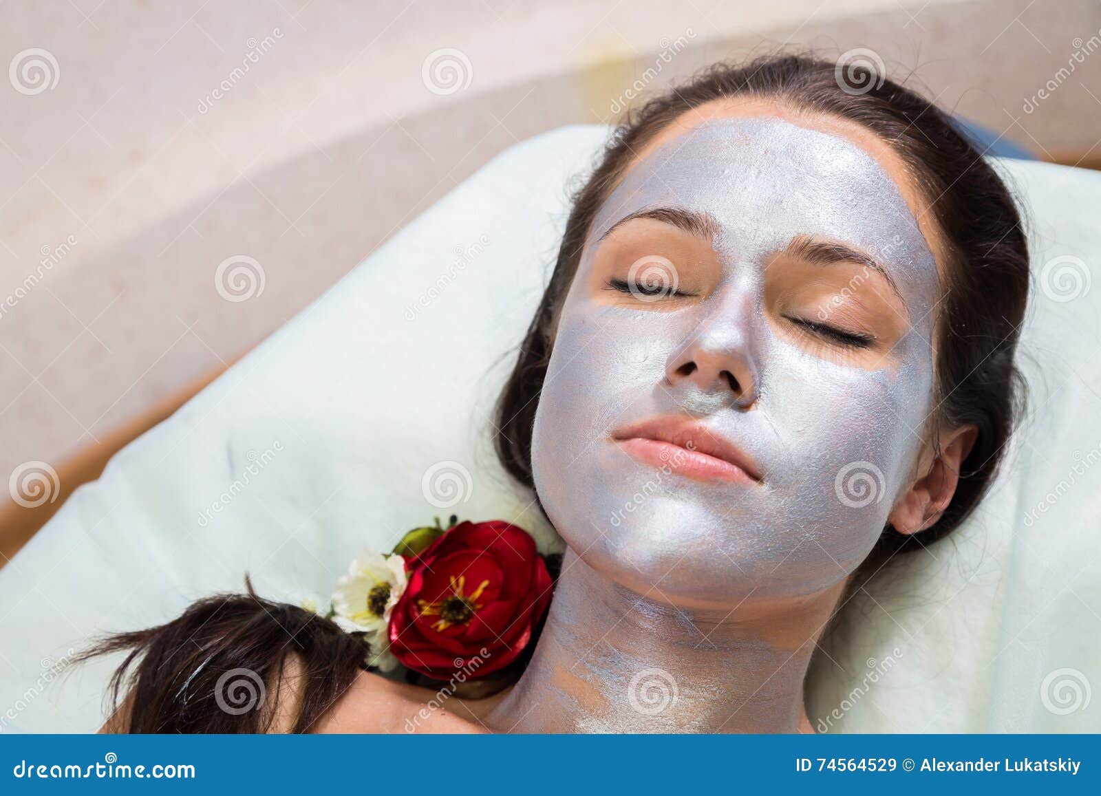 Beautiful Girl At Spa Procedures Stock Image Image Of Face Person 74564529