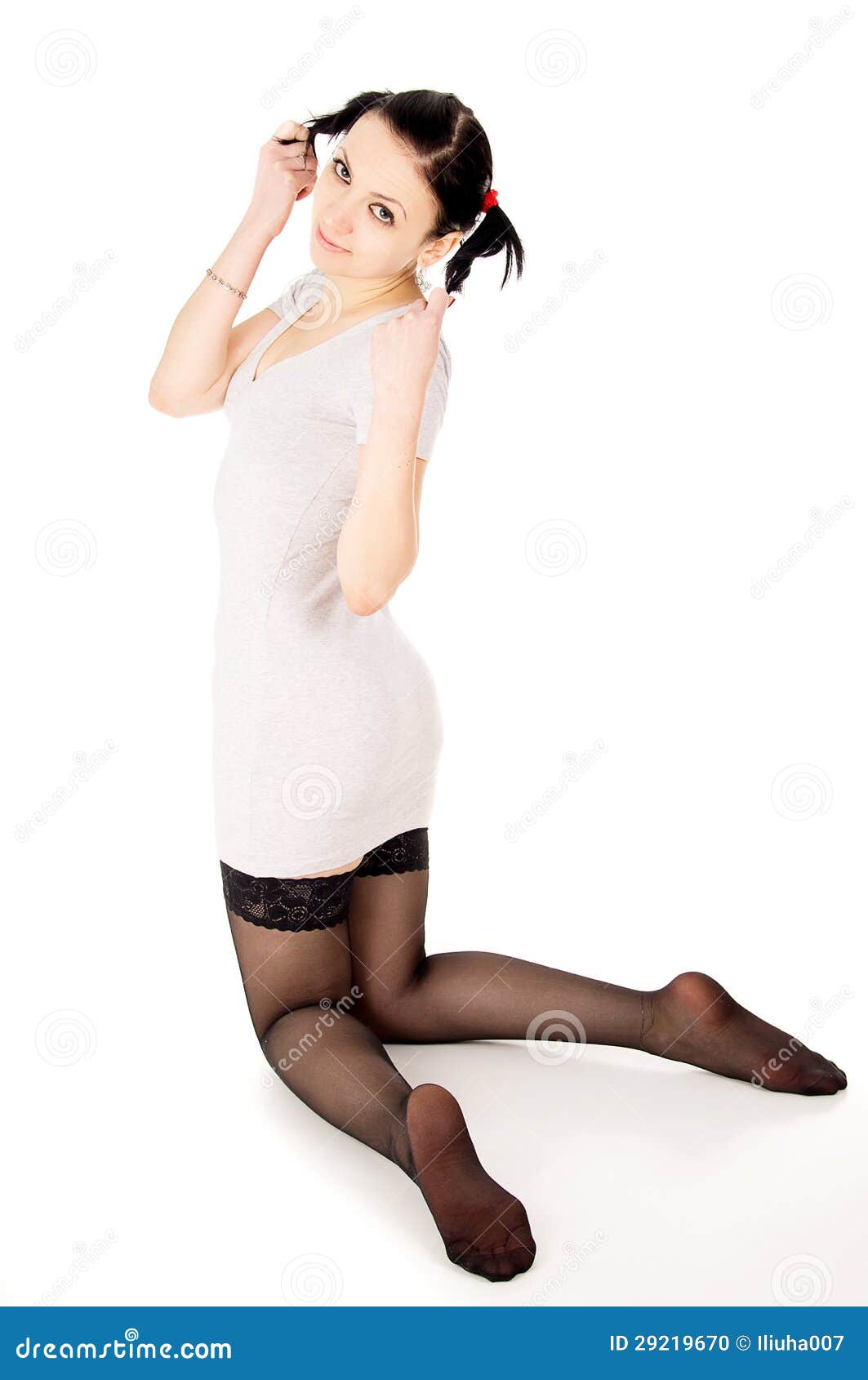 Teen With Stockings