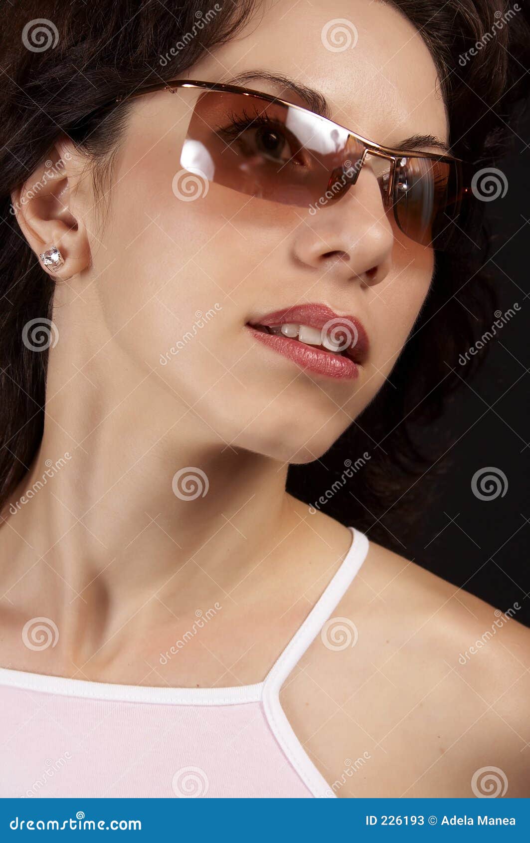 Beautiful Girl With Sunglasses 02 Picture. Image 226193