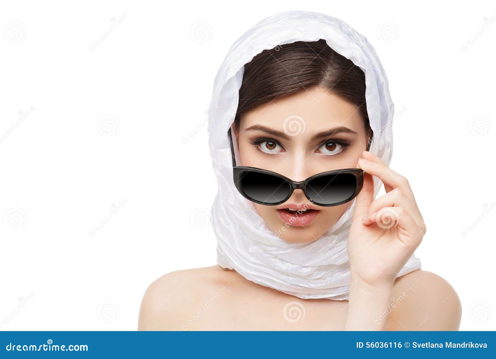 Beautiful Girl in Sunglasses Stock Photo - Image of luxury, beauty ...