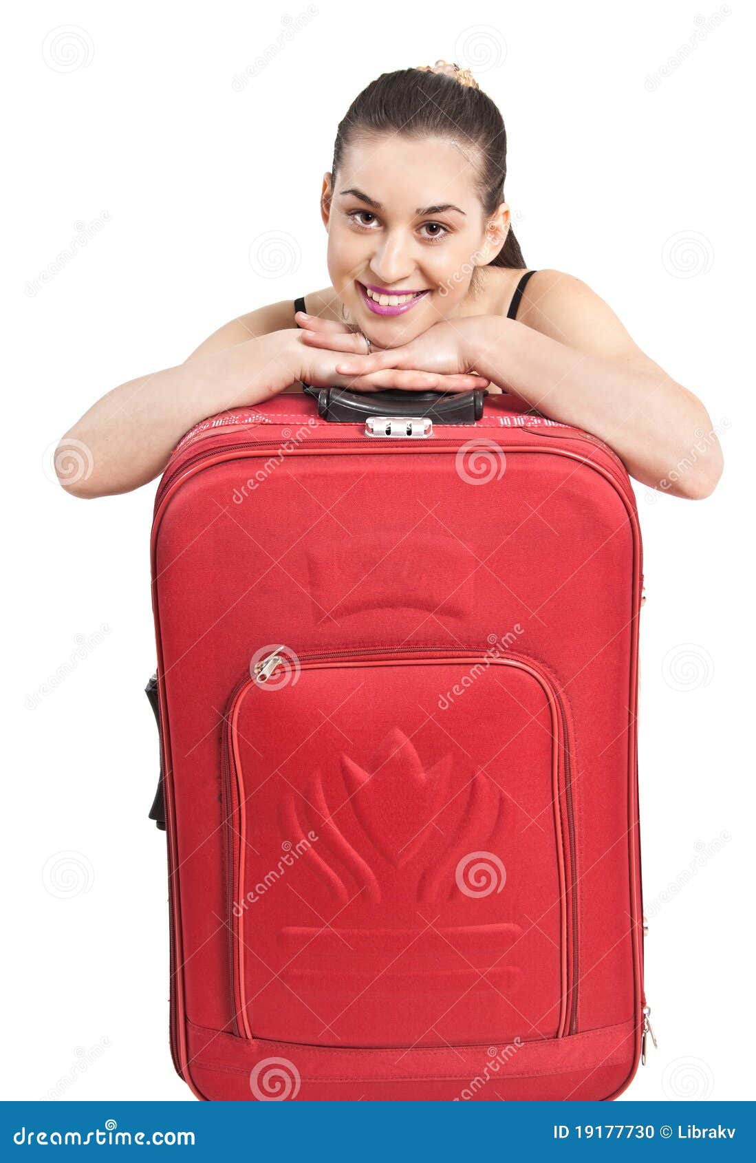 travel bag in girl