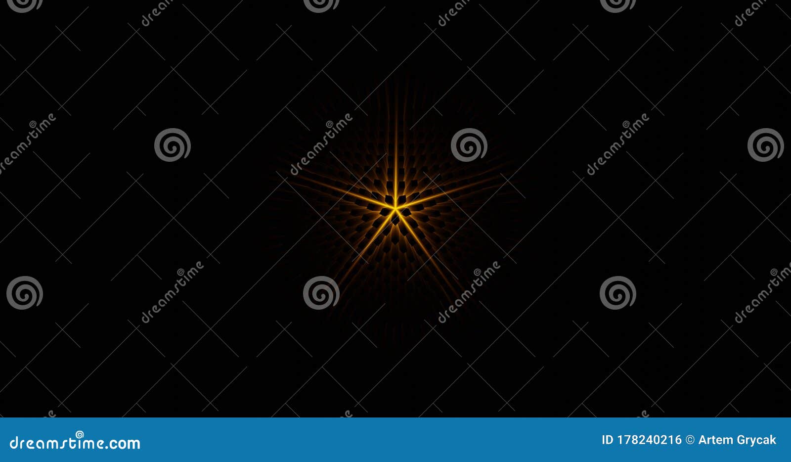 Abstract Gold Star Background Stock Illustration Illustration of