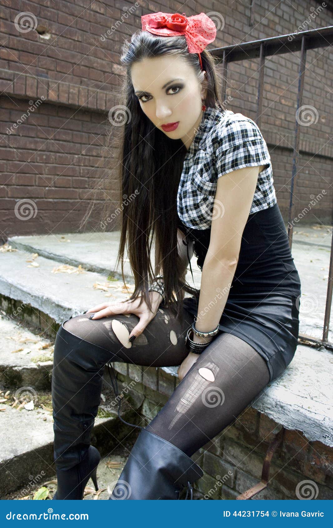 Punk And Gothic Fashion Stock Photo Image Of Elizabethan -8246