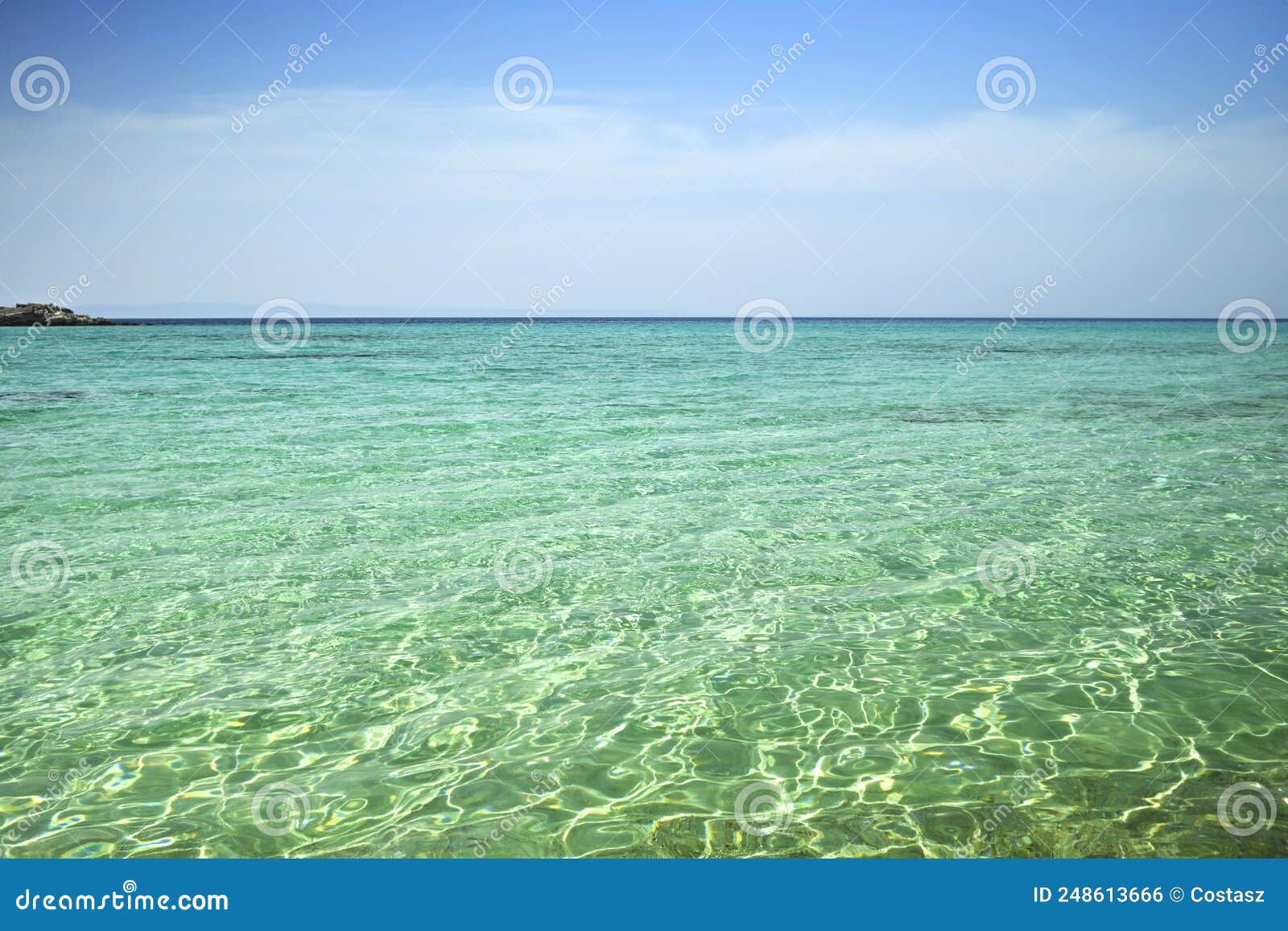 Beautiful green blue sea stock photo. Image of ocean 248613666