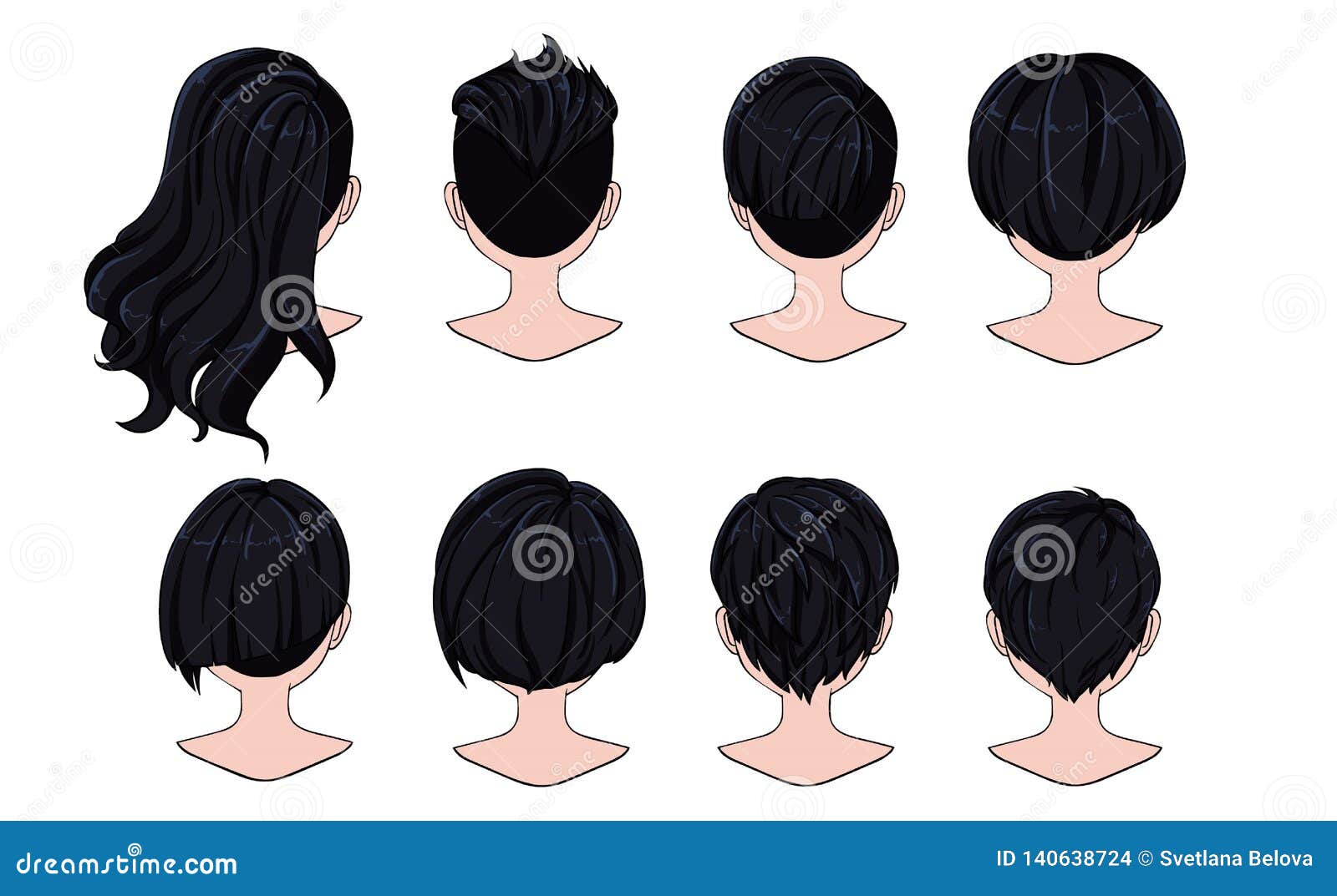Salon Hairstyles Stock Illustrations – 1,762 Salon Hairstyles Stock Illustrations, Vectors &amp; Clipart - Dreamstime