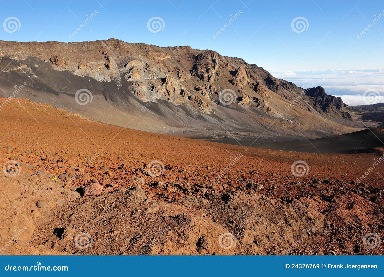 beautiful haleakala crater on maui