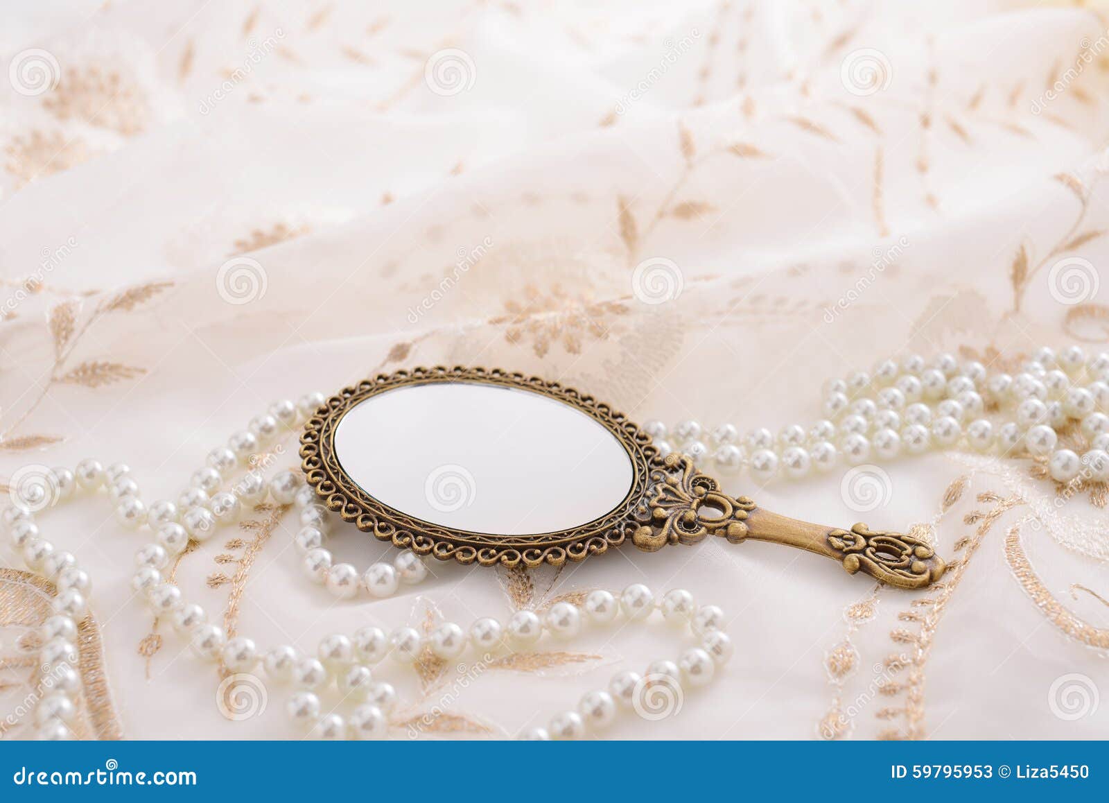 Beautiful hand mirror stock image. Image of 59795953