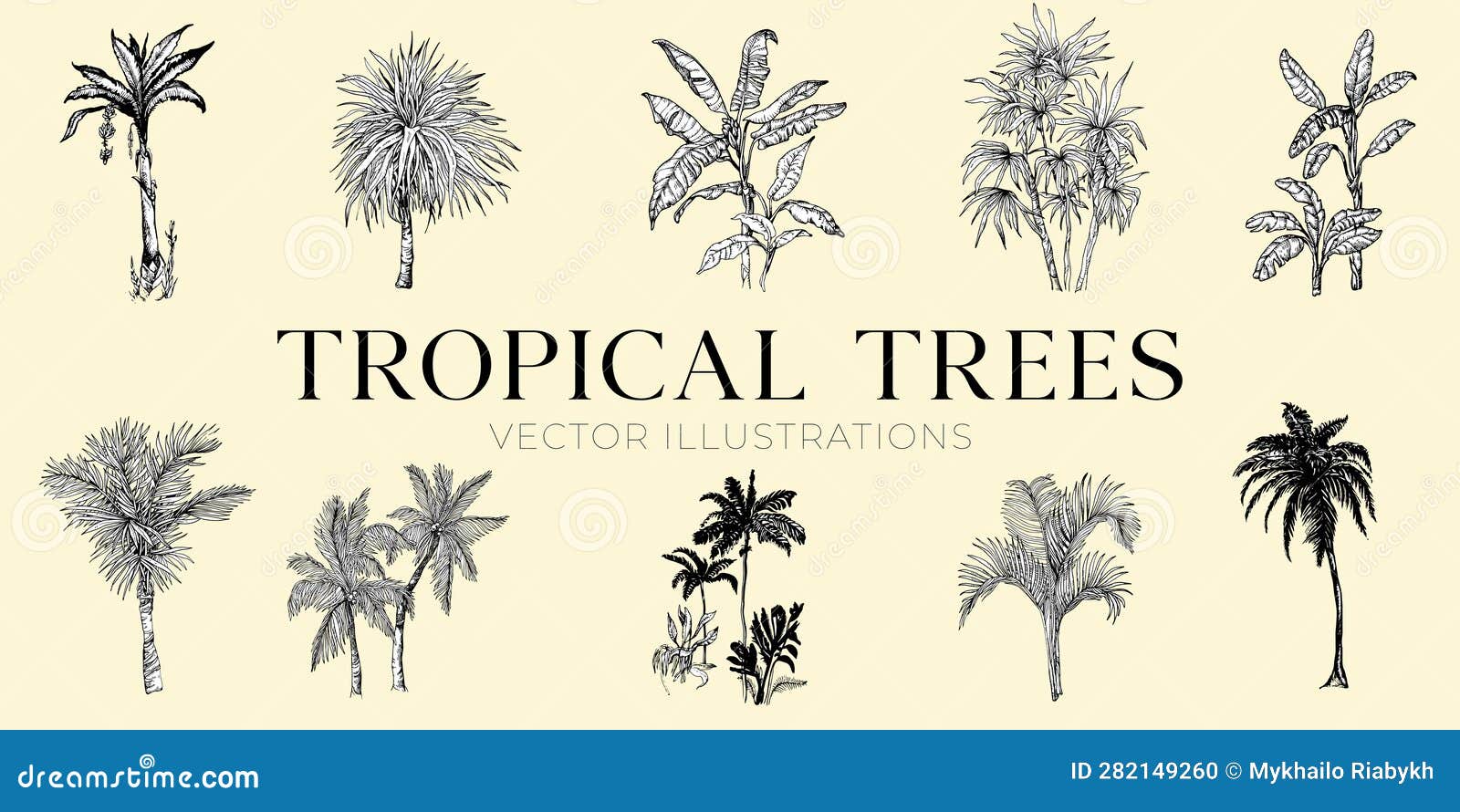 Palm tree seamless pattern. Beautiful island landscape exotic nature with  palm trees, beach and ocean tropical jungle sketch vector texture, Art  Print | Barewalls Posters & Prints | bwc81150367