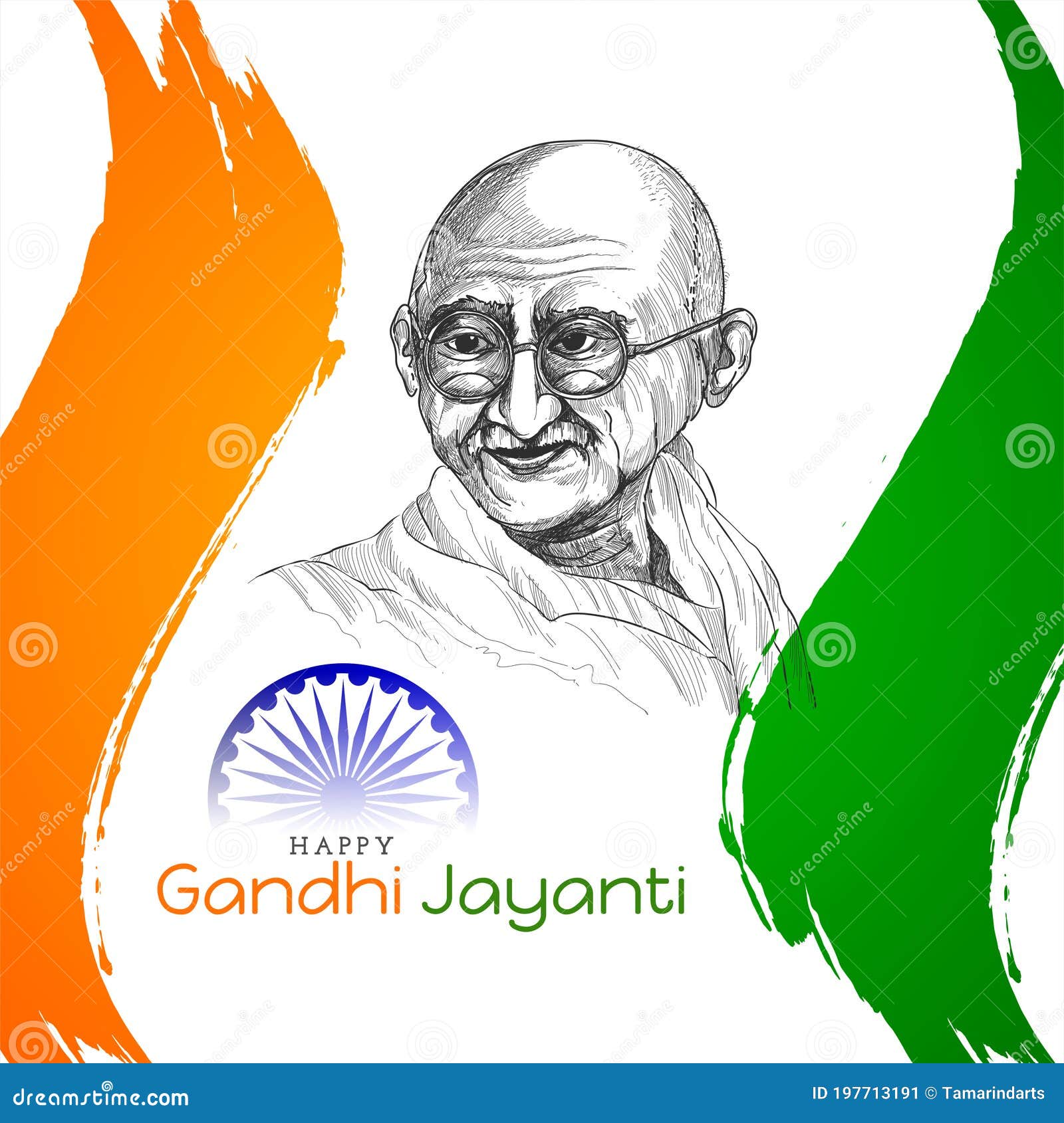 Beautiful Happy Gandhi Jayanti Background with Mahatma Gandhi Sketch  Editorial Photo - Illustration of graphic, holiday: 197713191