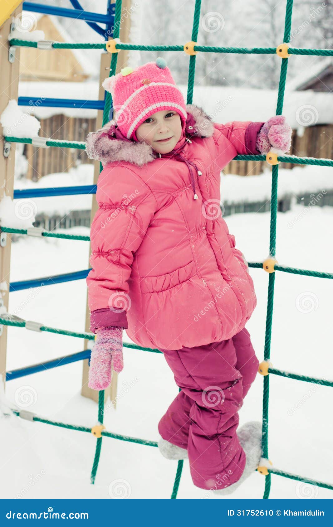 Beautiful Happy Kid in the Red Jacket Stock Photo Image of infant