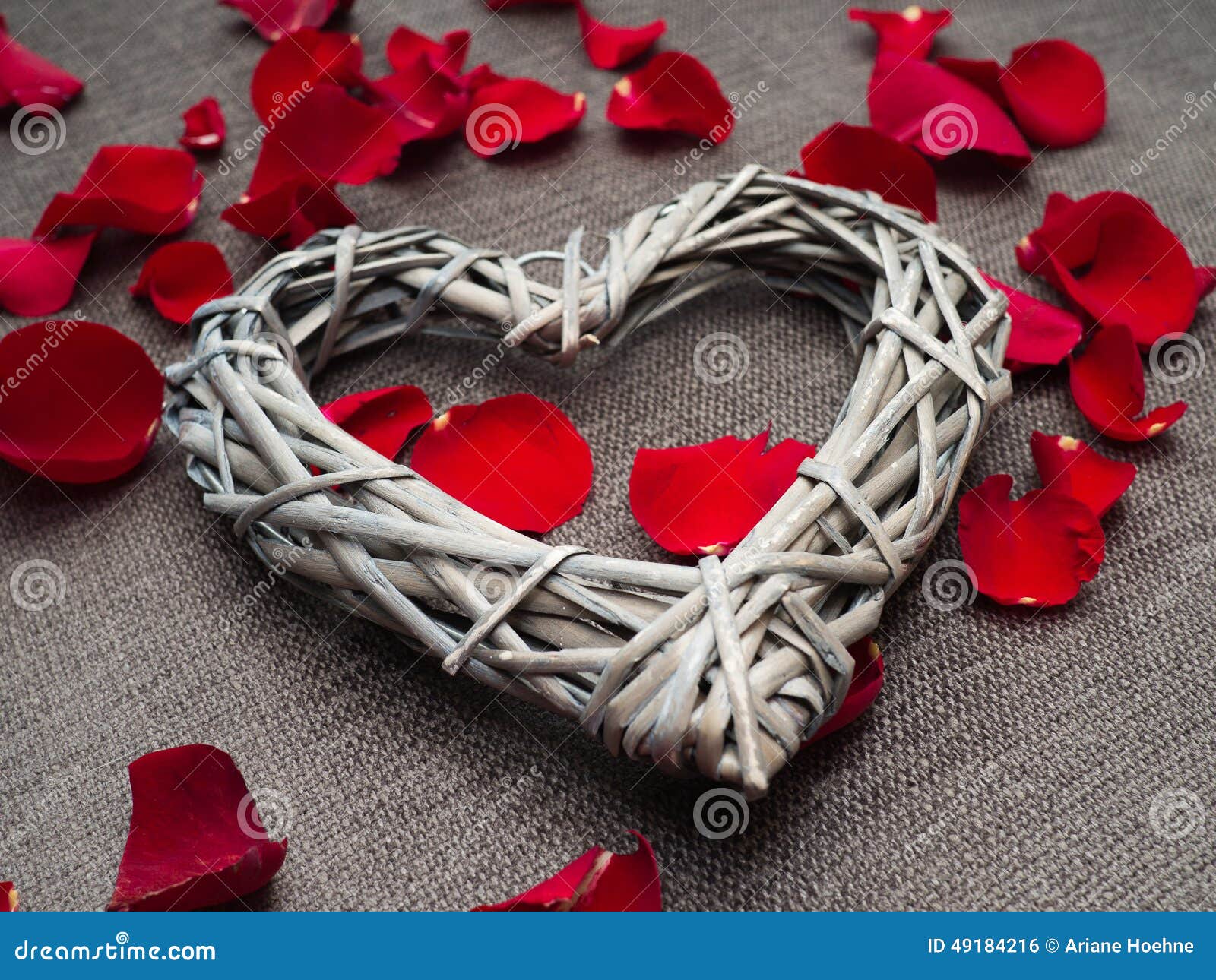 Beautiful Heart Shapes of Wood Weave Stock Photo - Image of life ...