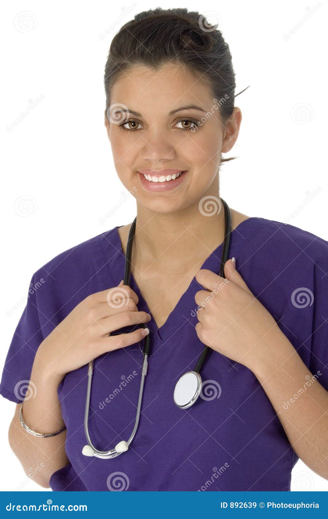 beautiful hispanic nurse