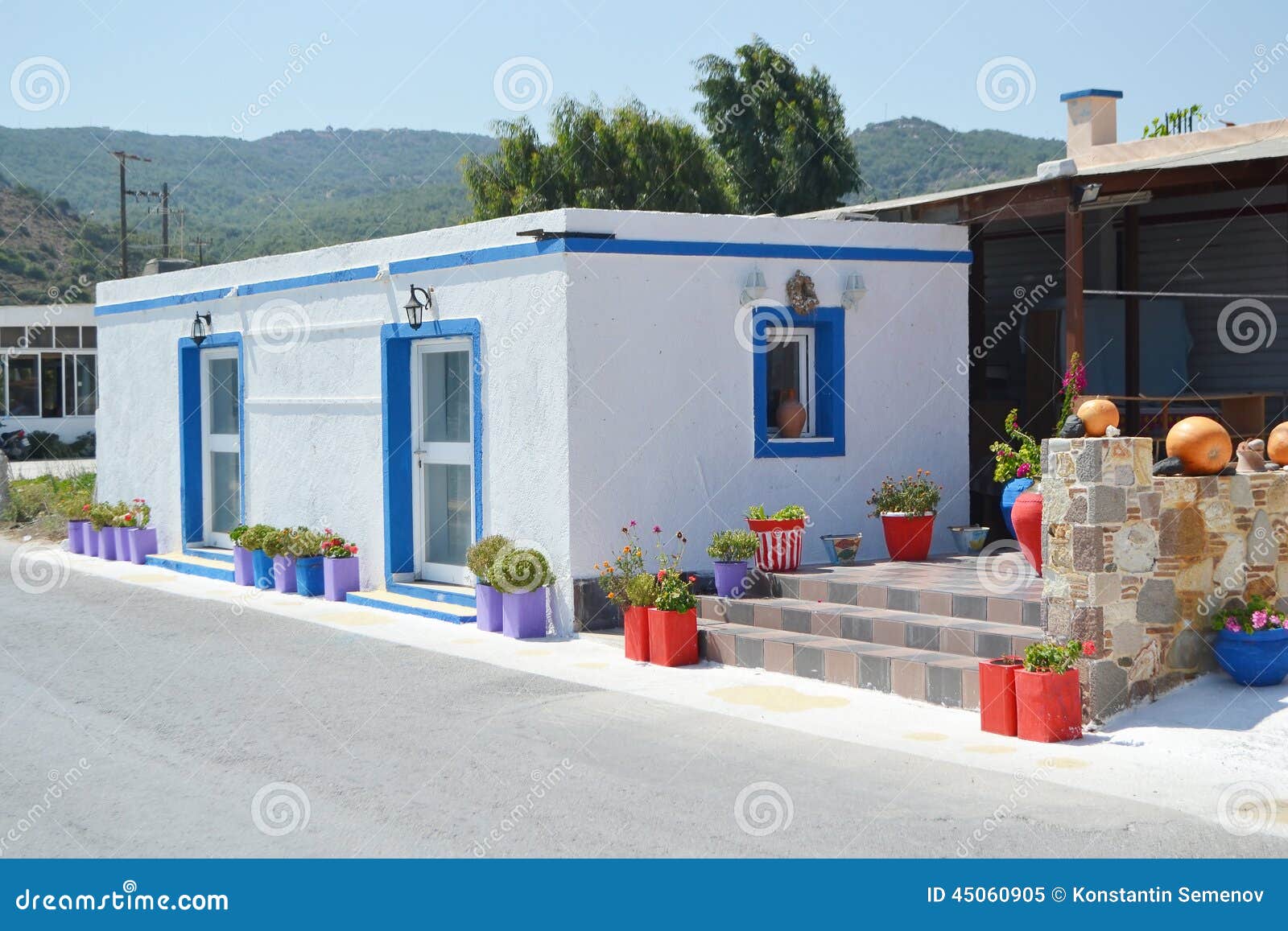 Beautiful House In Kefalos Stock Photo Image 45060905