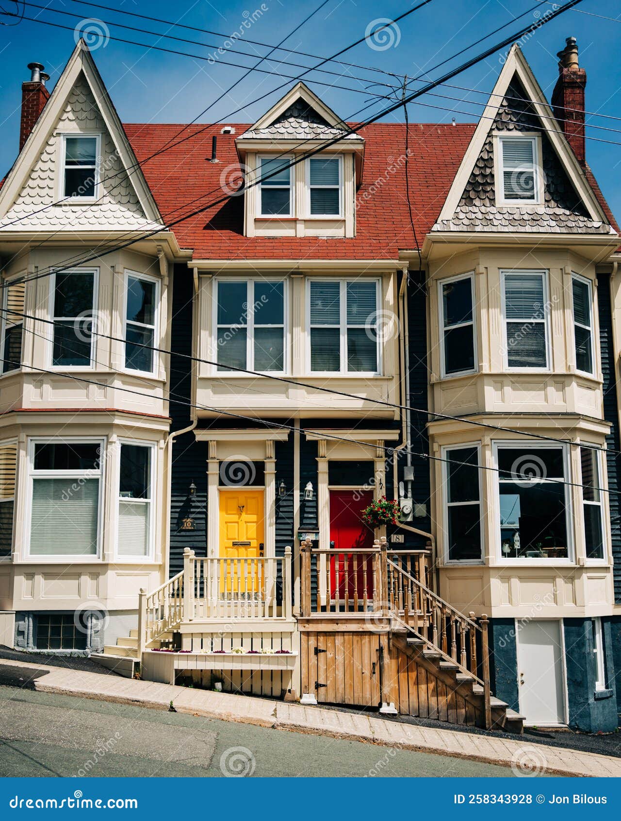 Beautiful House, St. Johns, Newfoundland and Labrador, Canada Stock