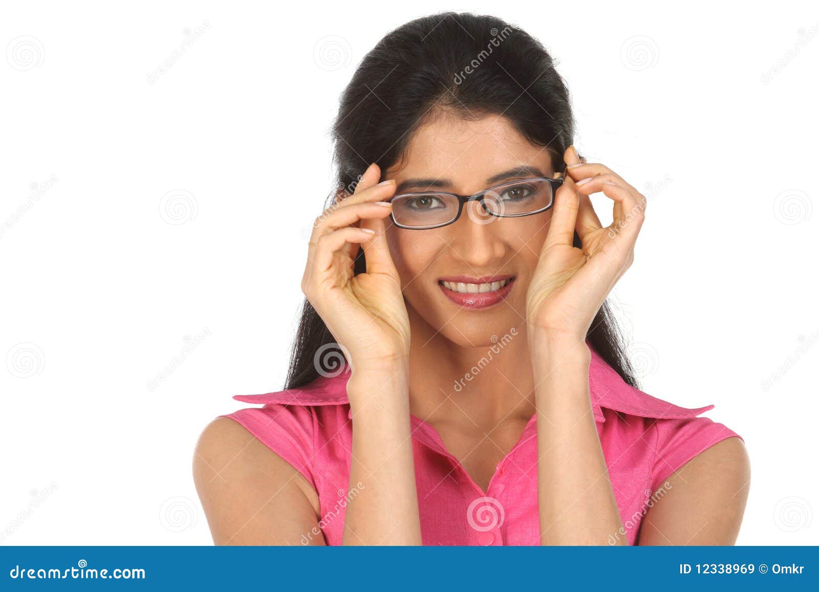 Beautiful Indian Girl Glasses Stock Image Image of eyes,