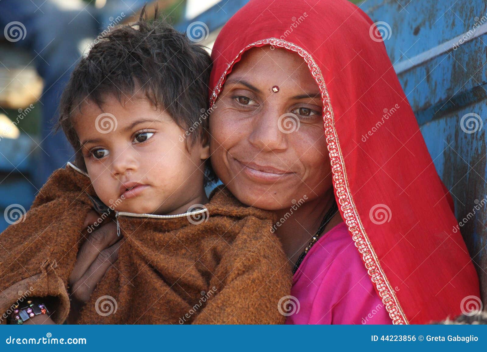 Beautiful Indian Mum With Her Son Editorial Photo Image Of Asian