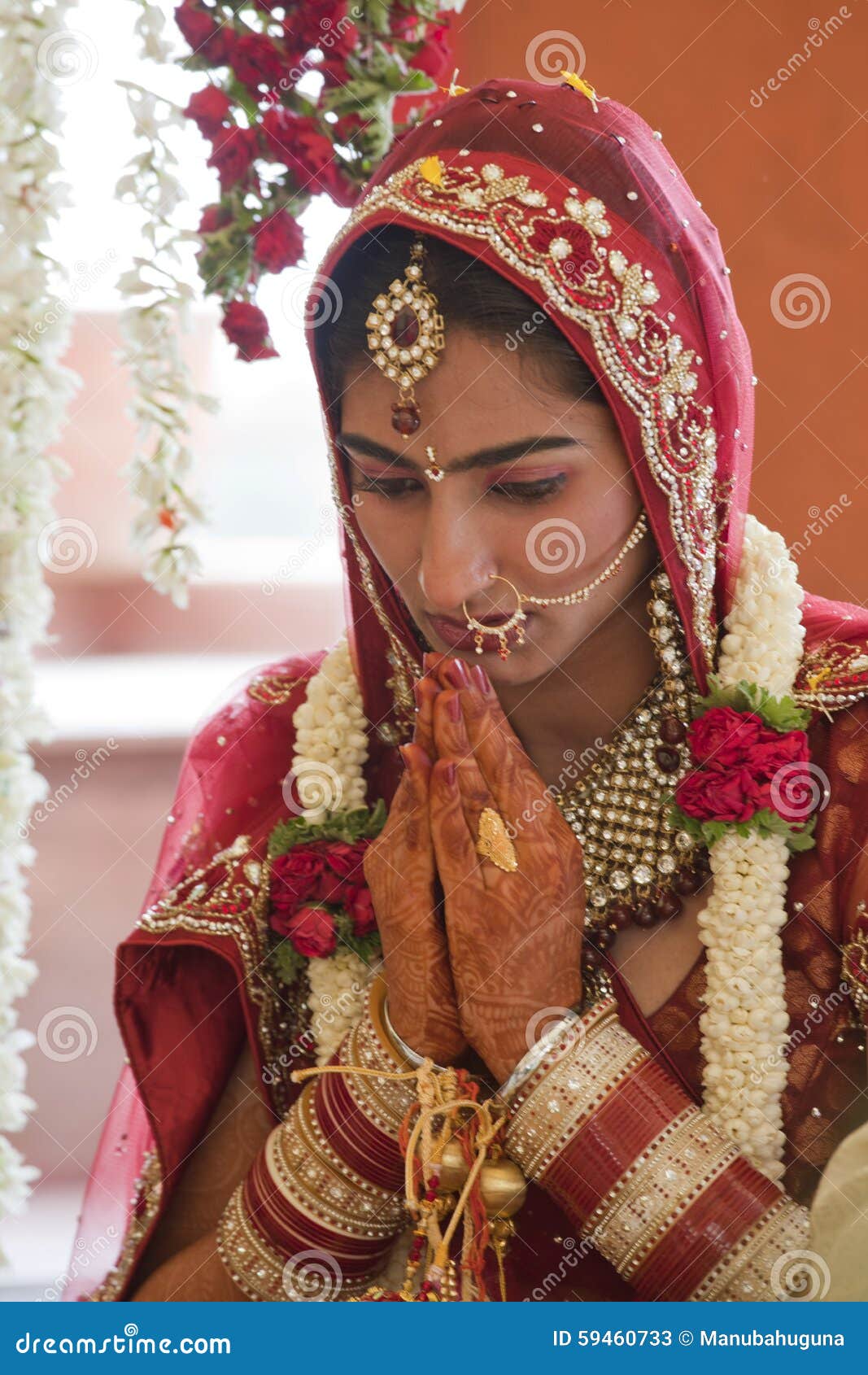 Beautiful Indian, Punjabi Bride Stock Image - Image of ceremony ...