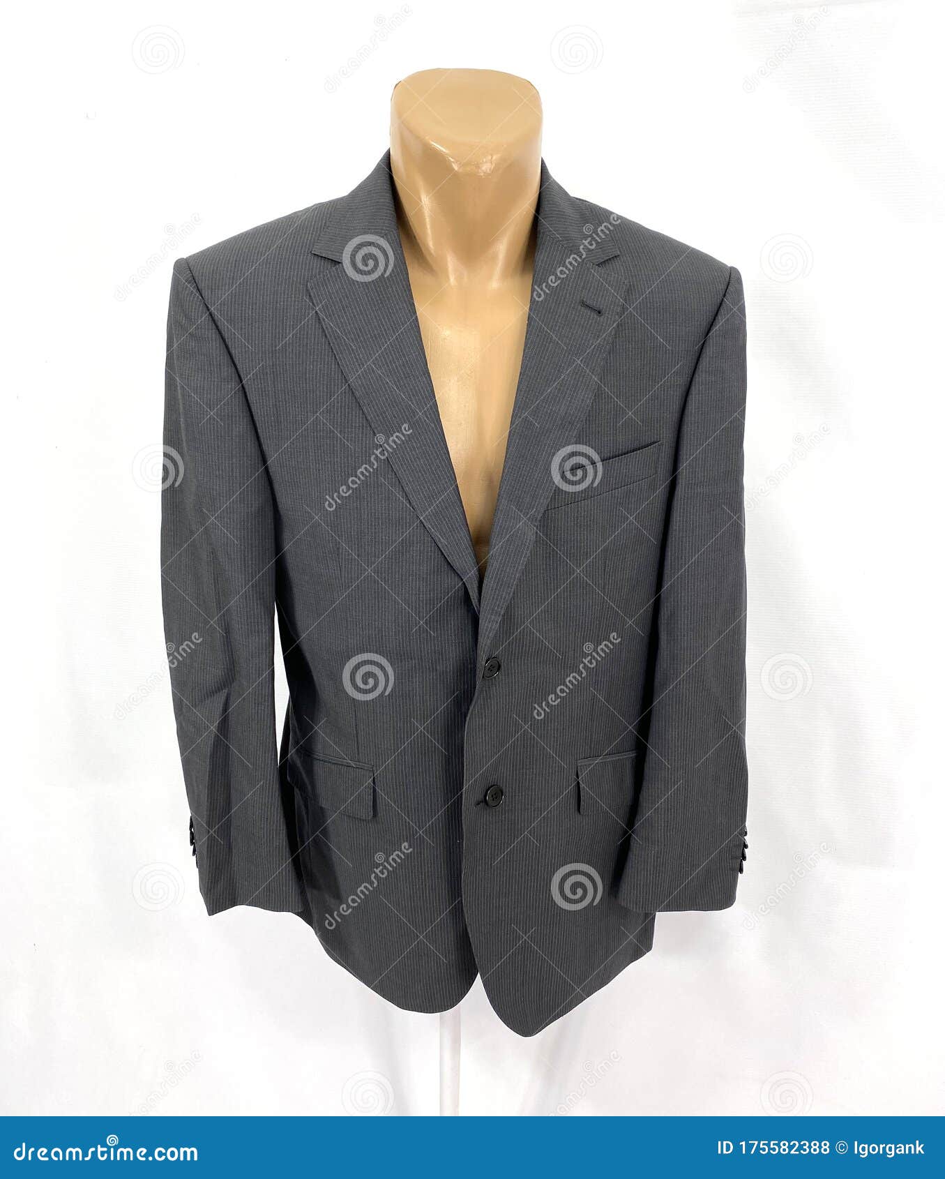 Beautiful Jacket on a Mannequin, Behind a White Background Stock Photo ...