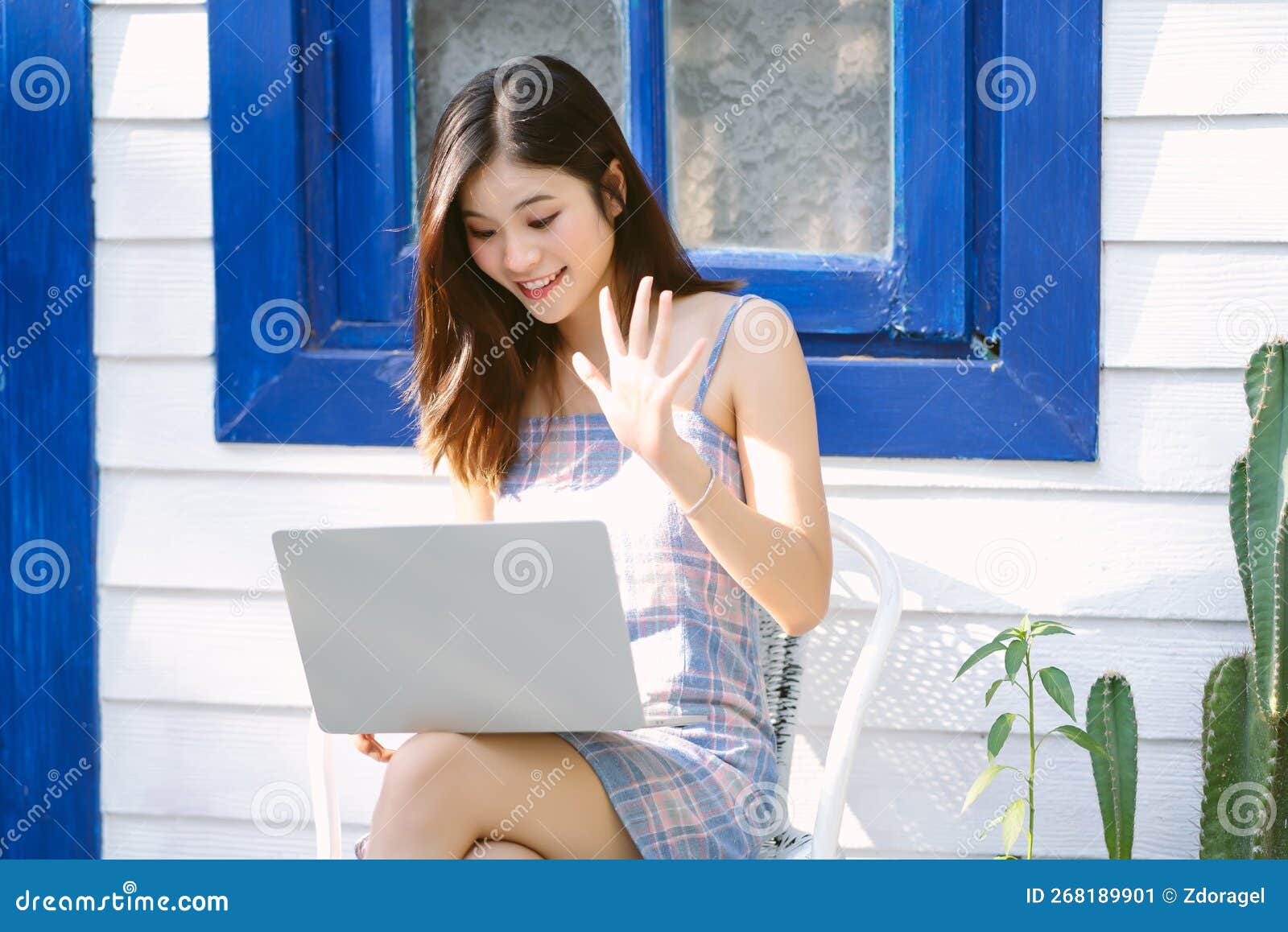 Beautiful Korean Japanese Asian Girl Happy Positive Smiling 