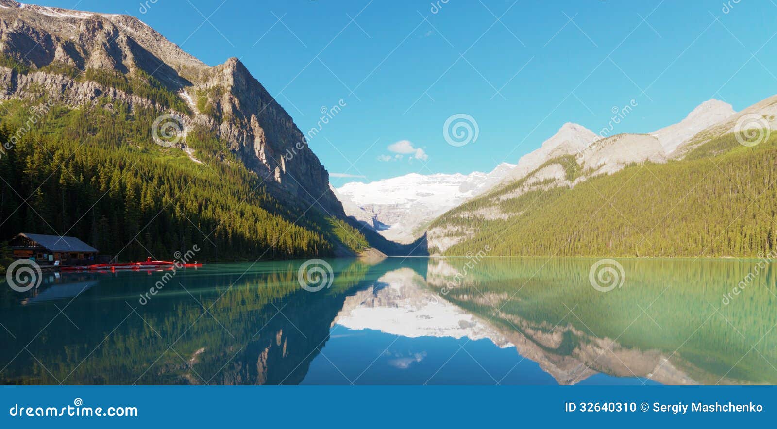 Beautiful Lake Louise stock photo. Image of high, alberta - 32640310