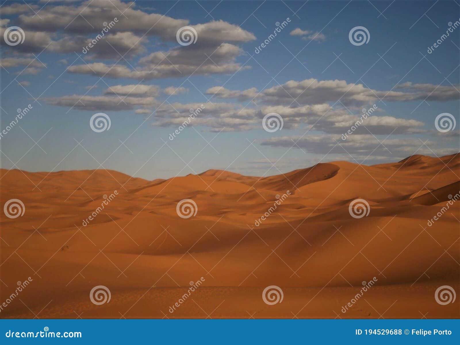 beautiful landscap of sahara desert morocco