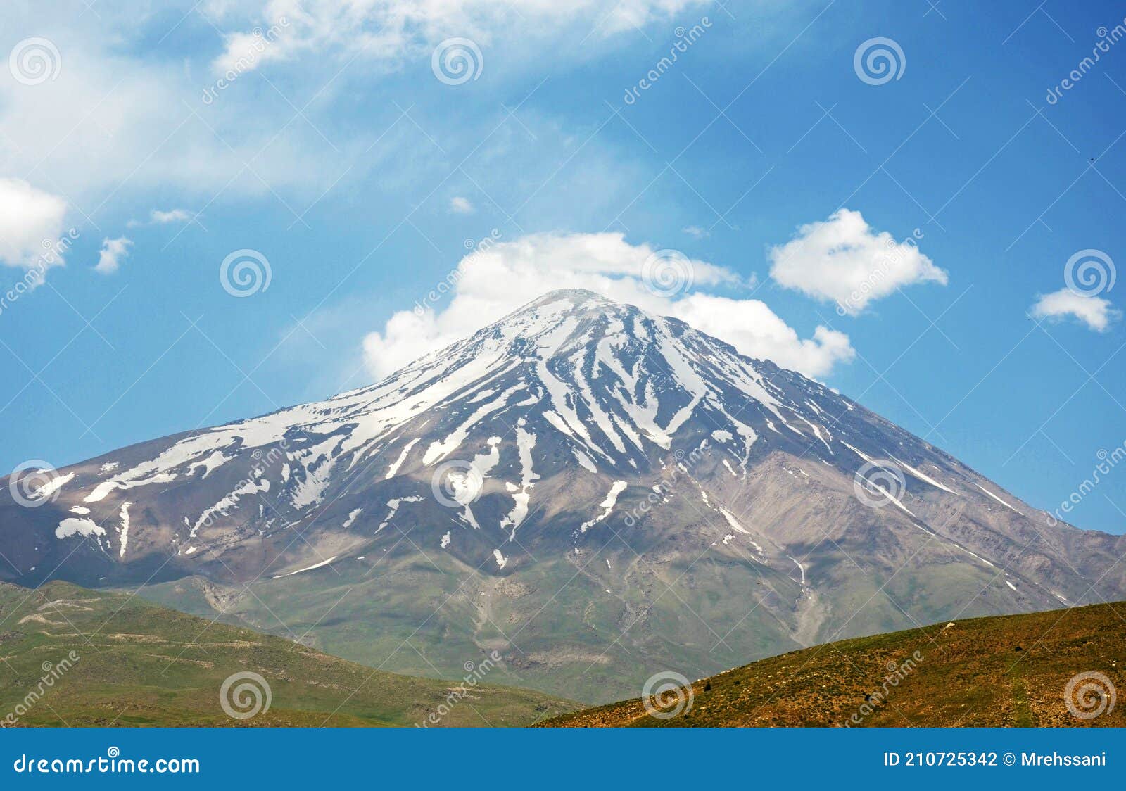 Damavand Volcano, Highest Mountain In Iran Royalty-Free Stock Image