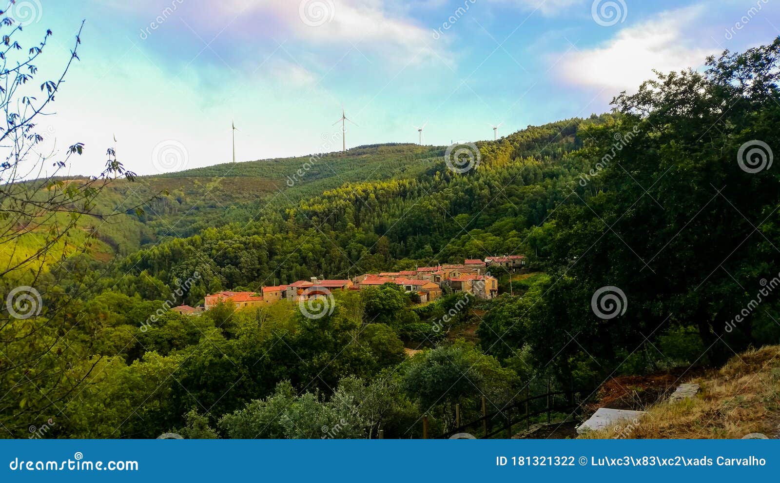beautiful landscape of gondramaz in mirando do corvo