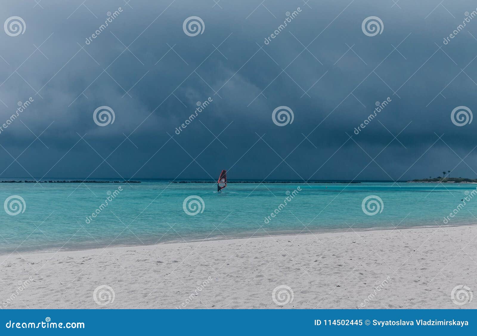 beautiful landscape on maldive islands