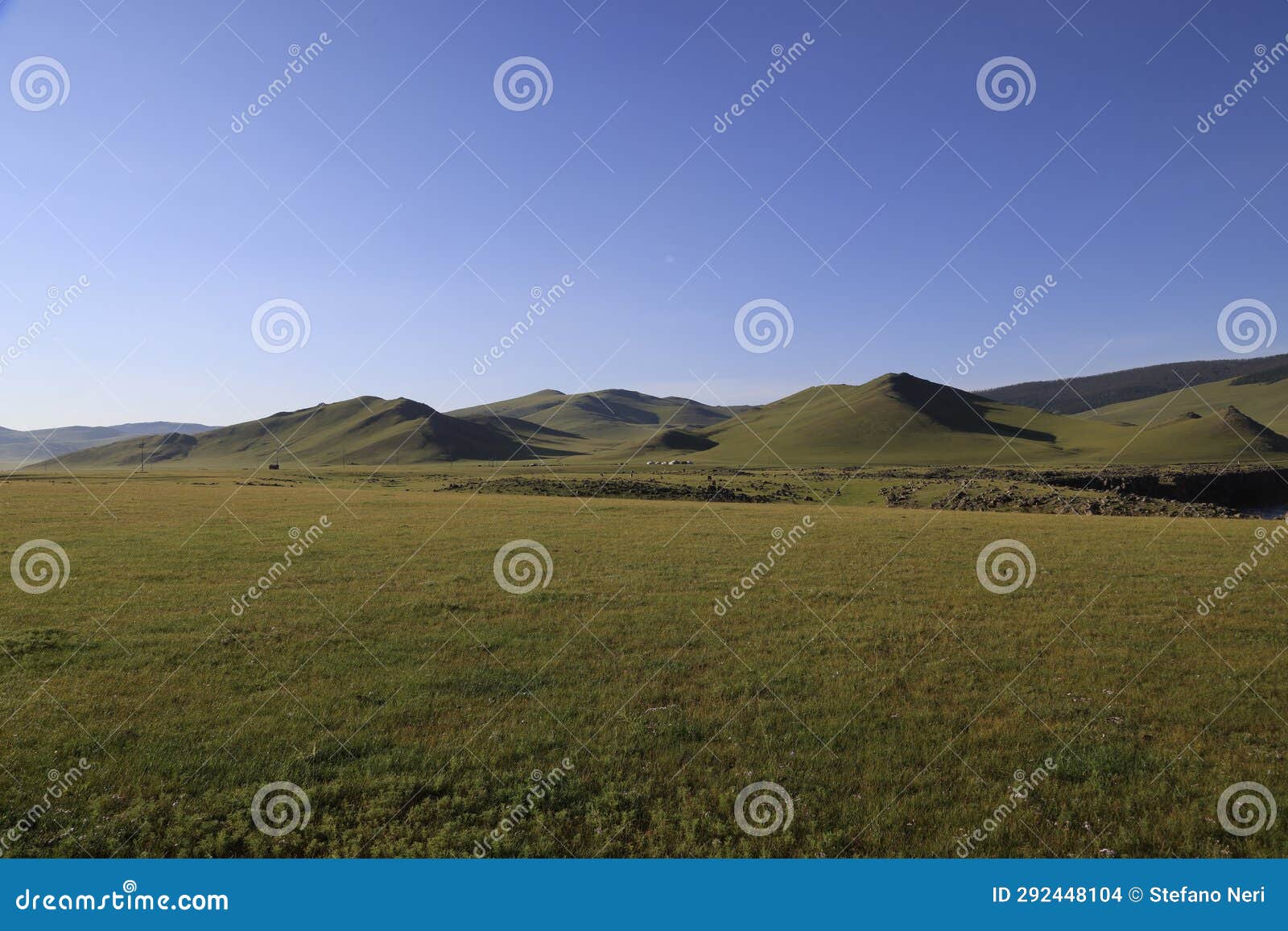 beautiful landscape of orkhon valley, mongolia