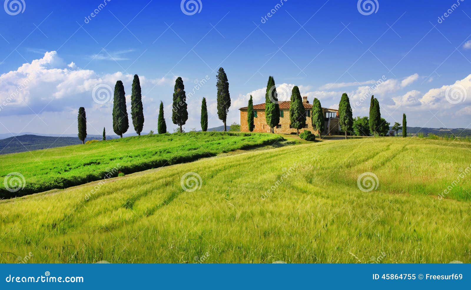 beautiful landscapes of tuscany. italy
