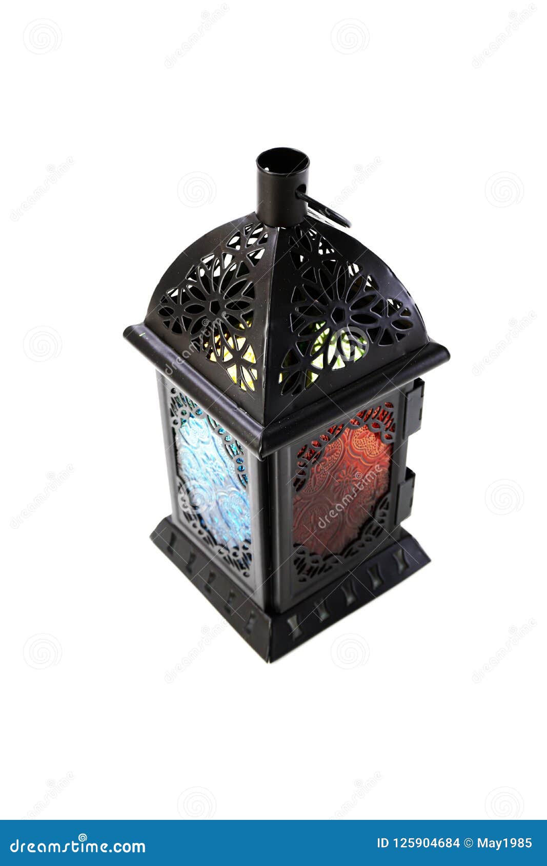 Beautiful Lantern Isolation On White Background Stock