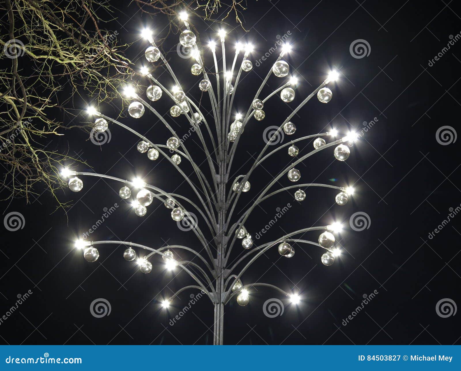 a beautiful lantern in the night