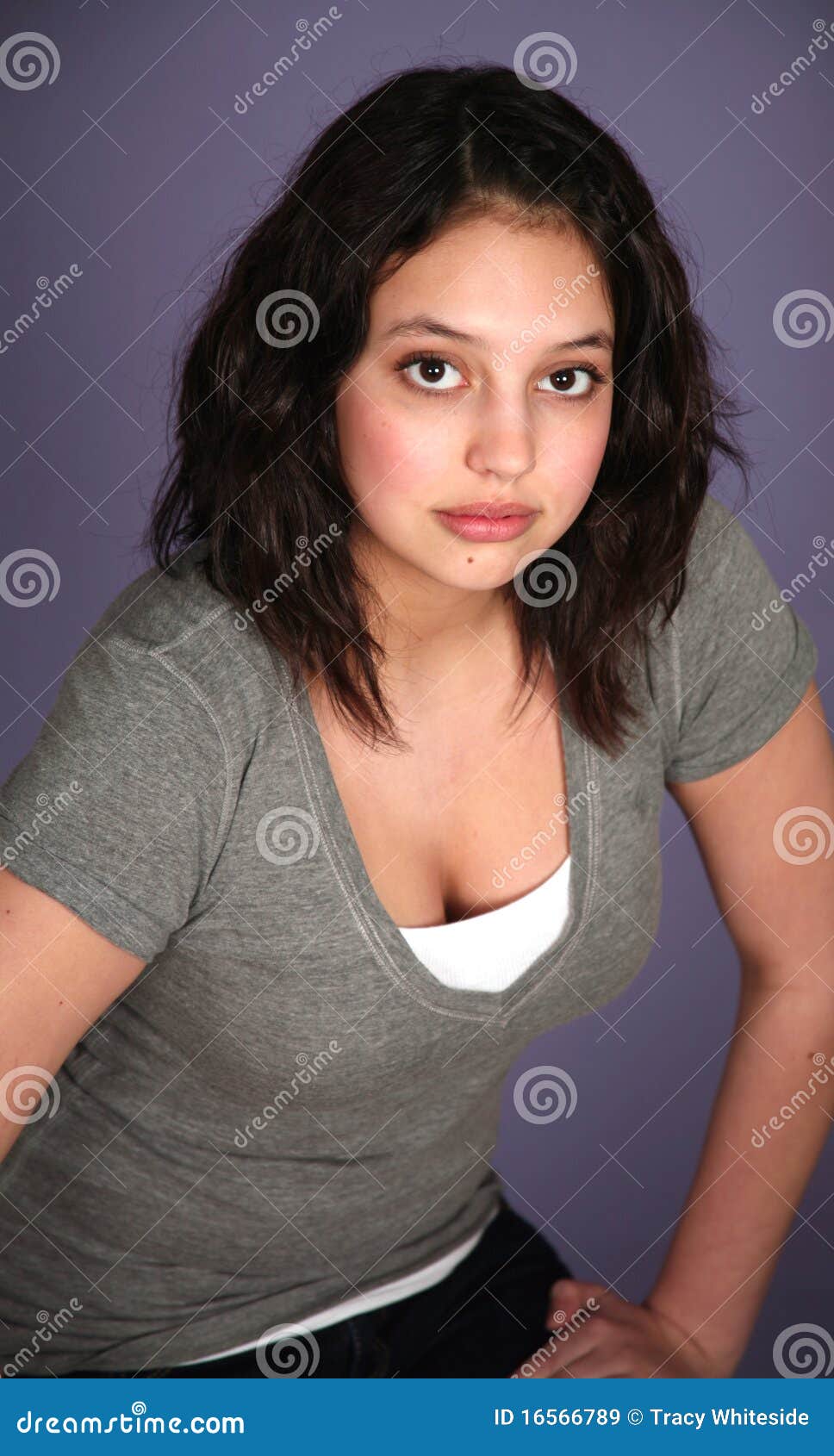 Beautiful Latino Preteen Girl Stock Image