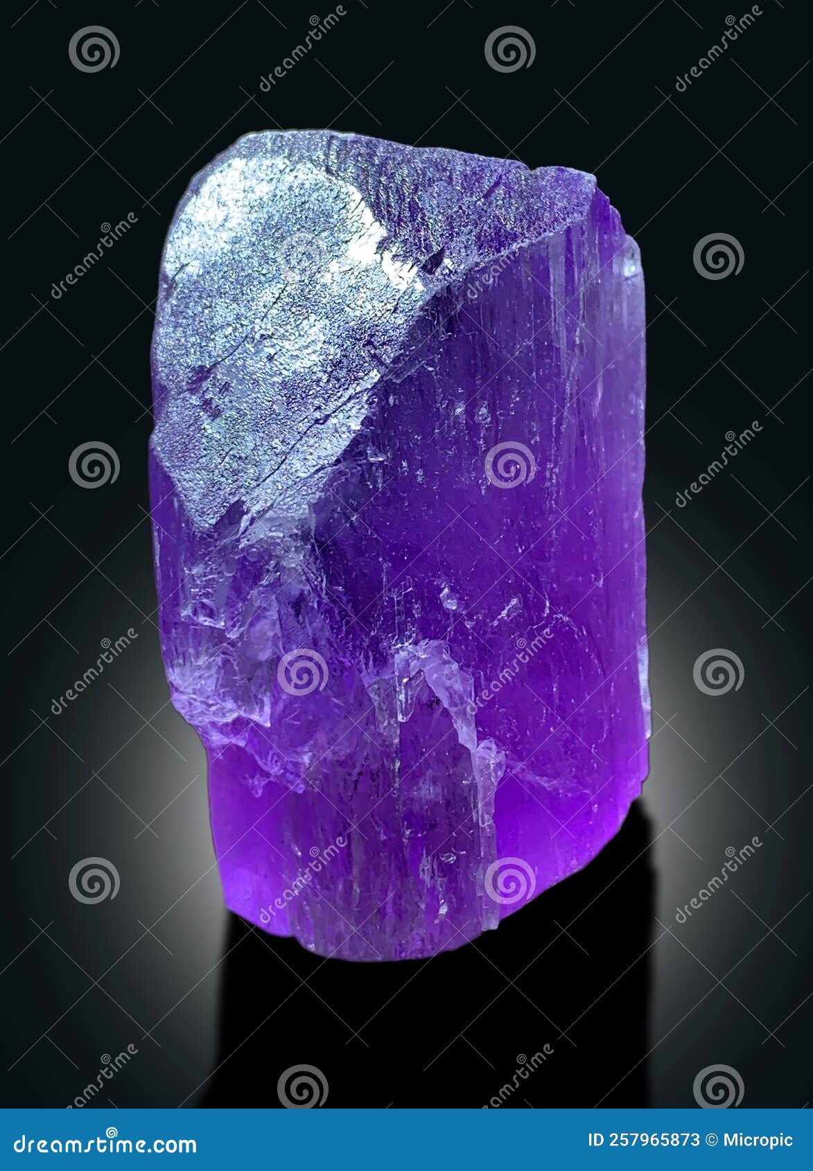 beautiful lilac color kunzite var spodumene crystal from afghanista