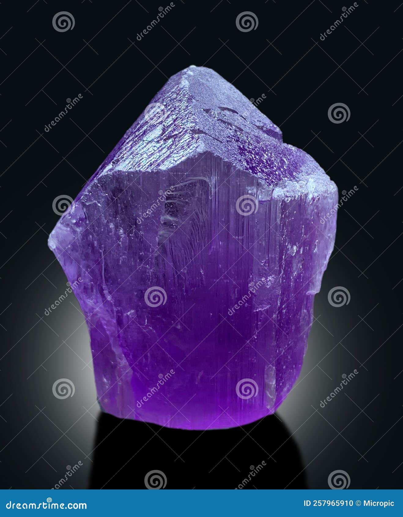 beautiful lilac color kunzite var spodumene crystal from afghanista